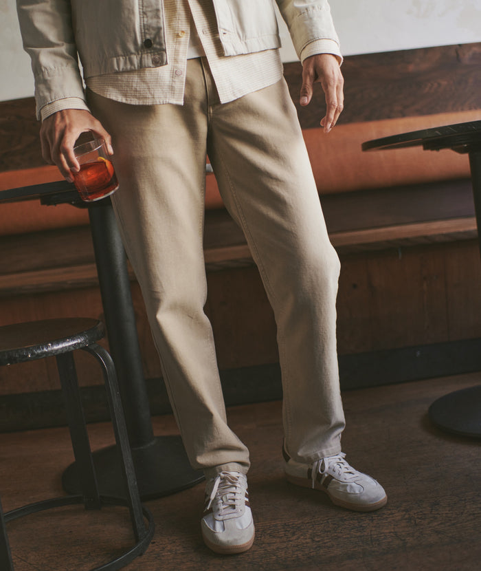 Saturday Slim Straight Twill Chino Light Khaki