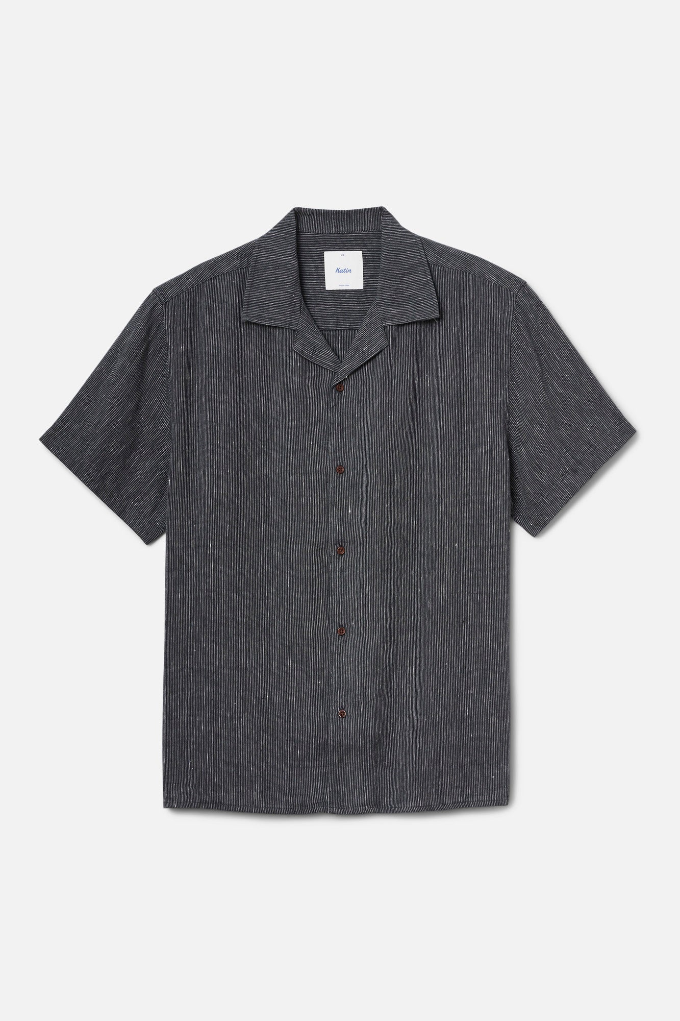 Teller Stripe Shirt Black Wash