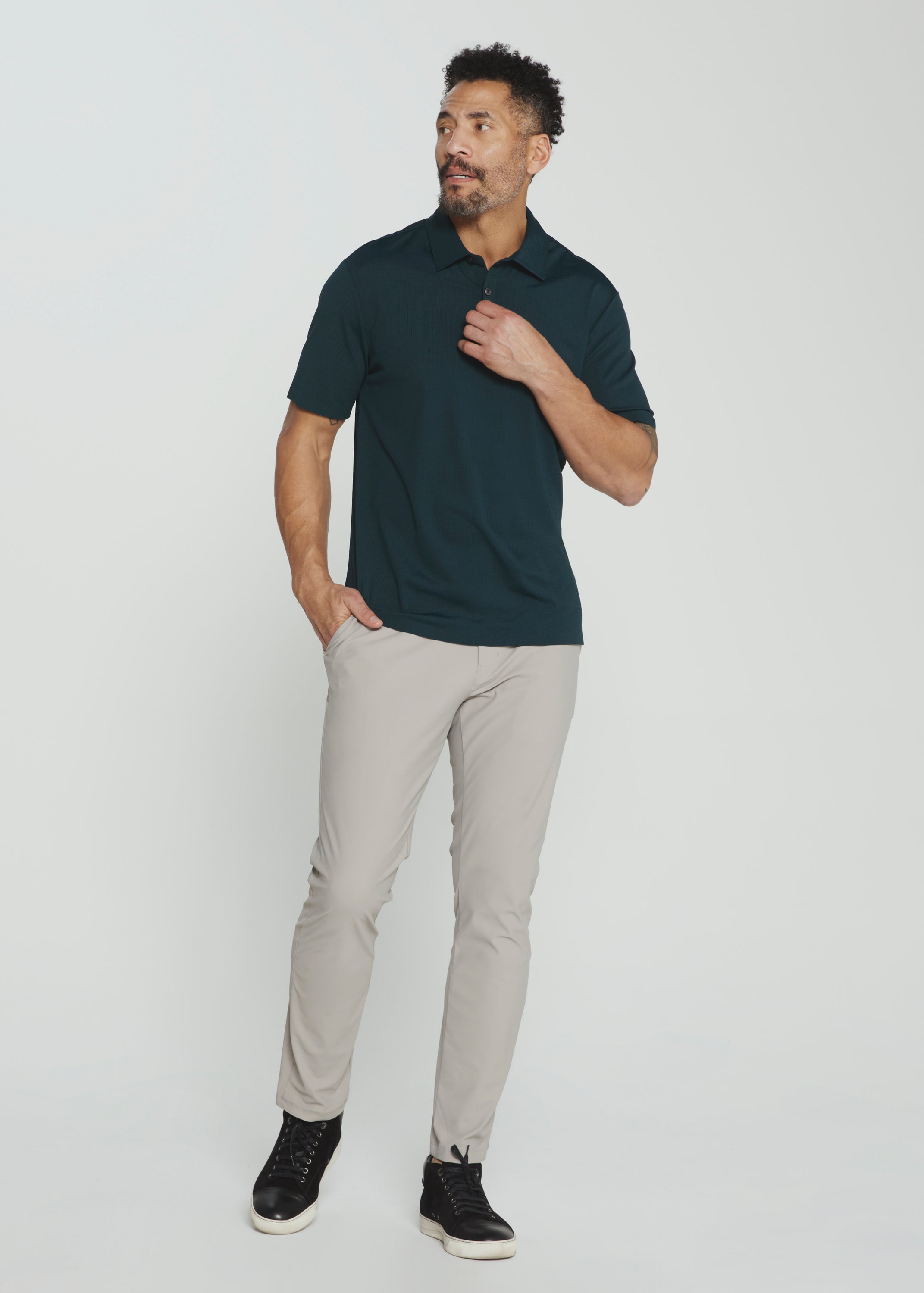 Reeve Polo Petrol Navy
