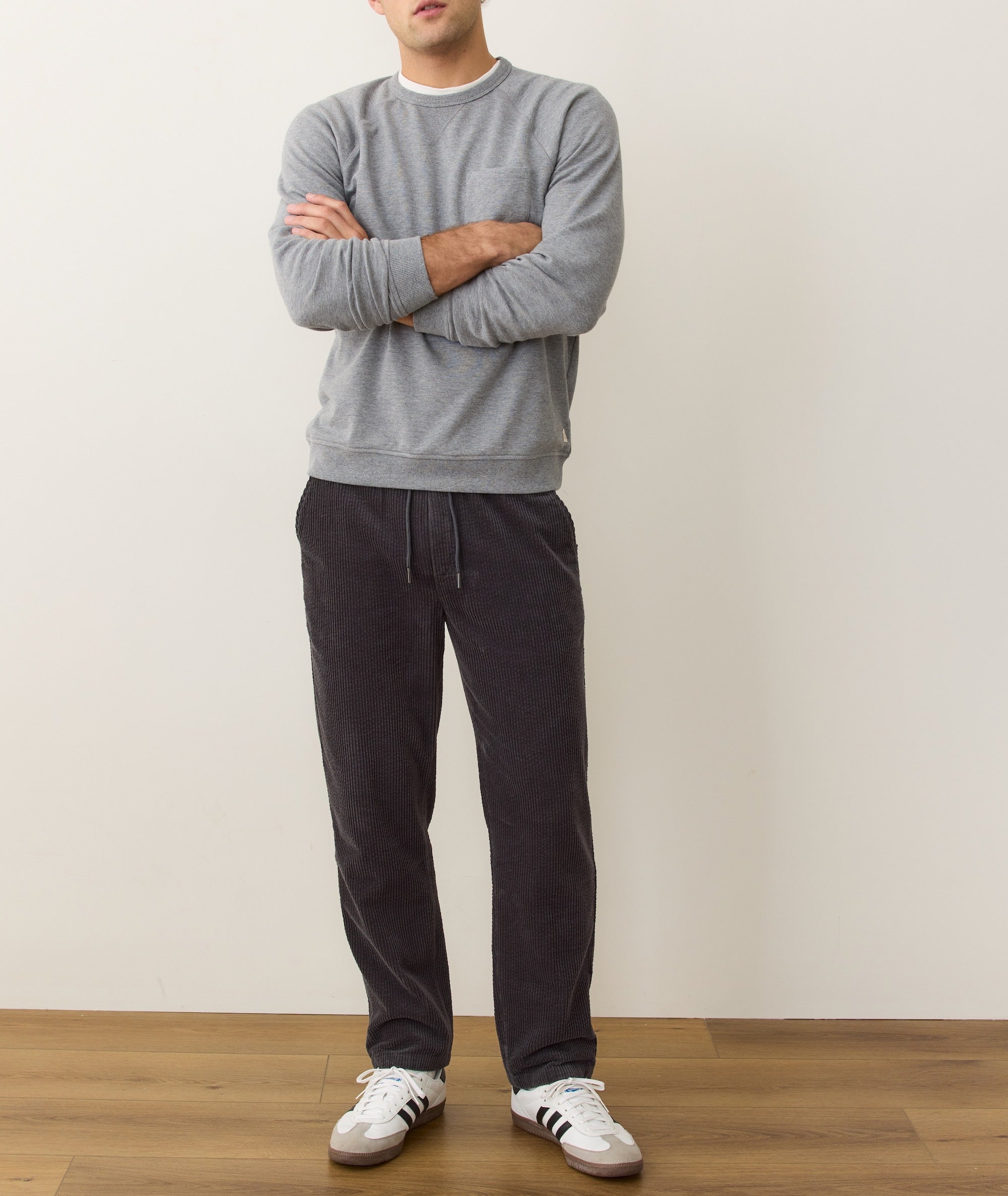 Saturday Corduroy Pant - Relaxed Fit Faded Black