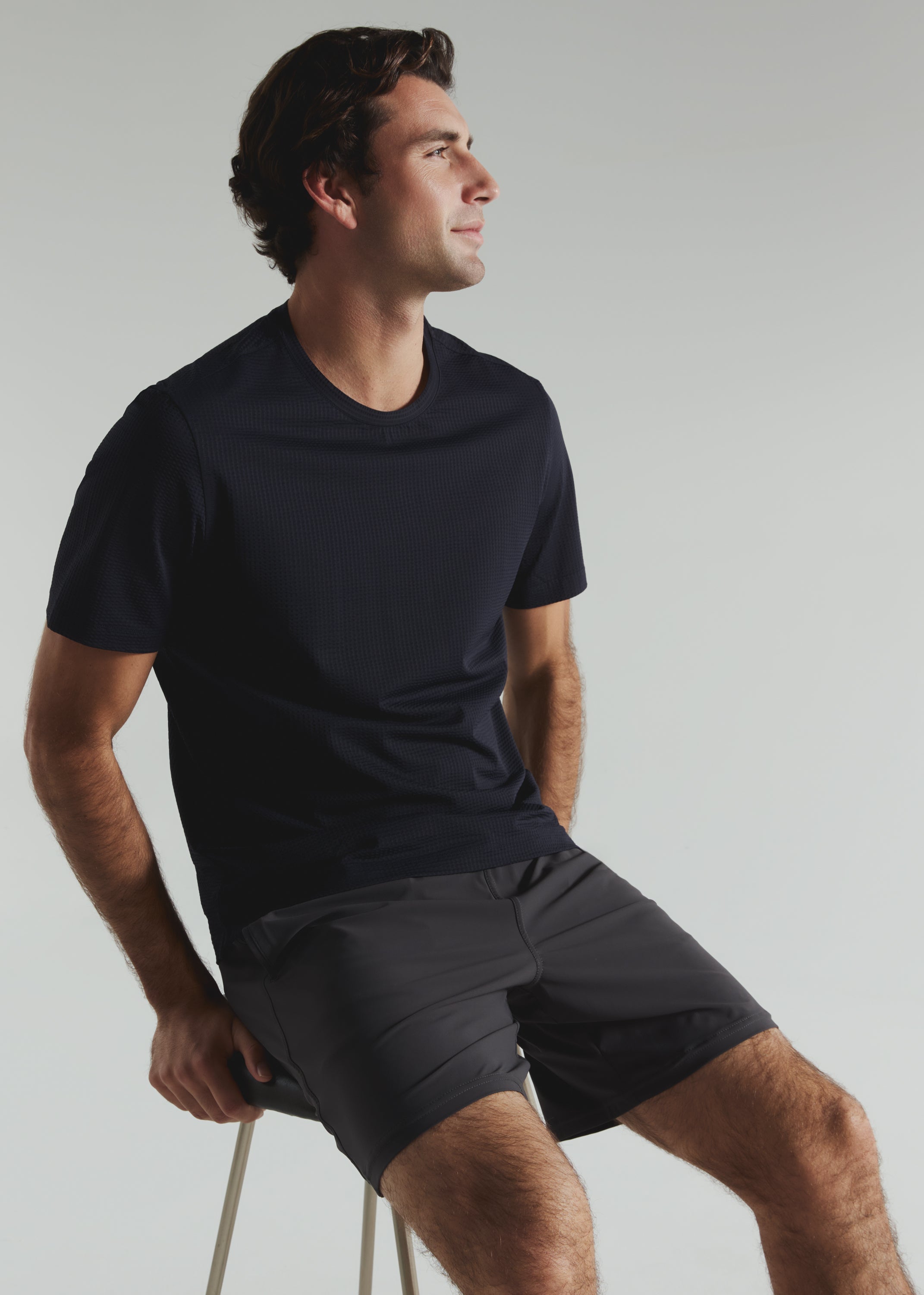 Sutherland Crewneck Tee Navy