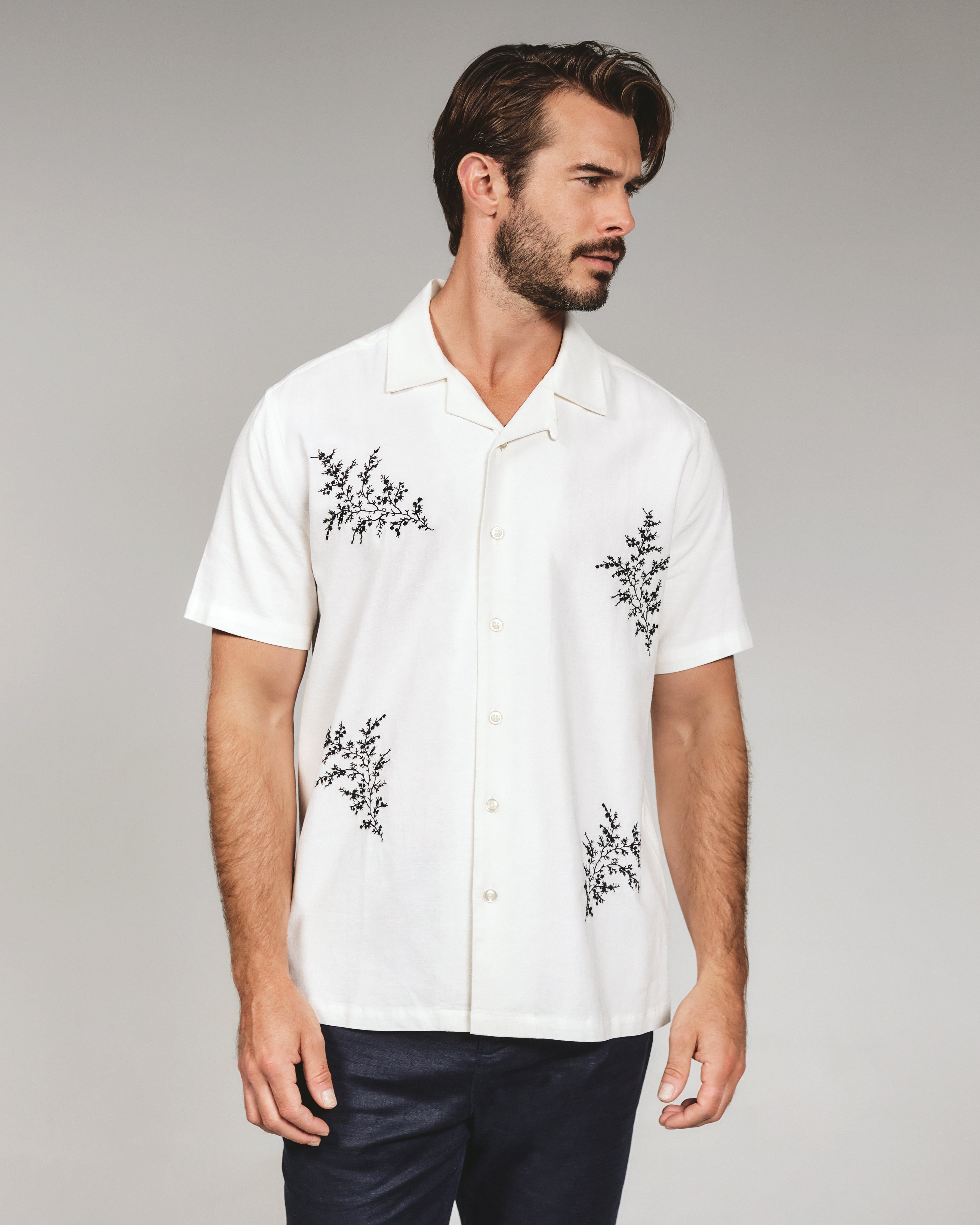 Heath Camp Shirt Ivory