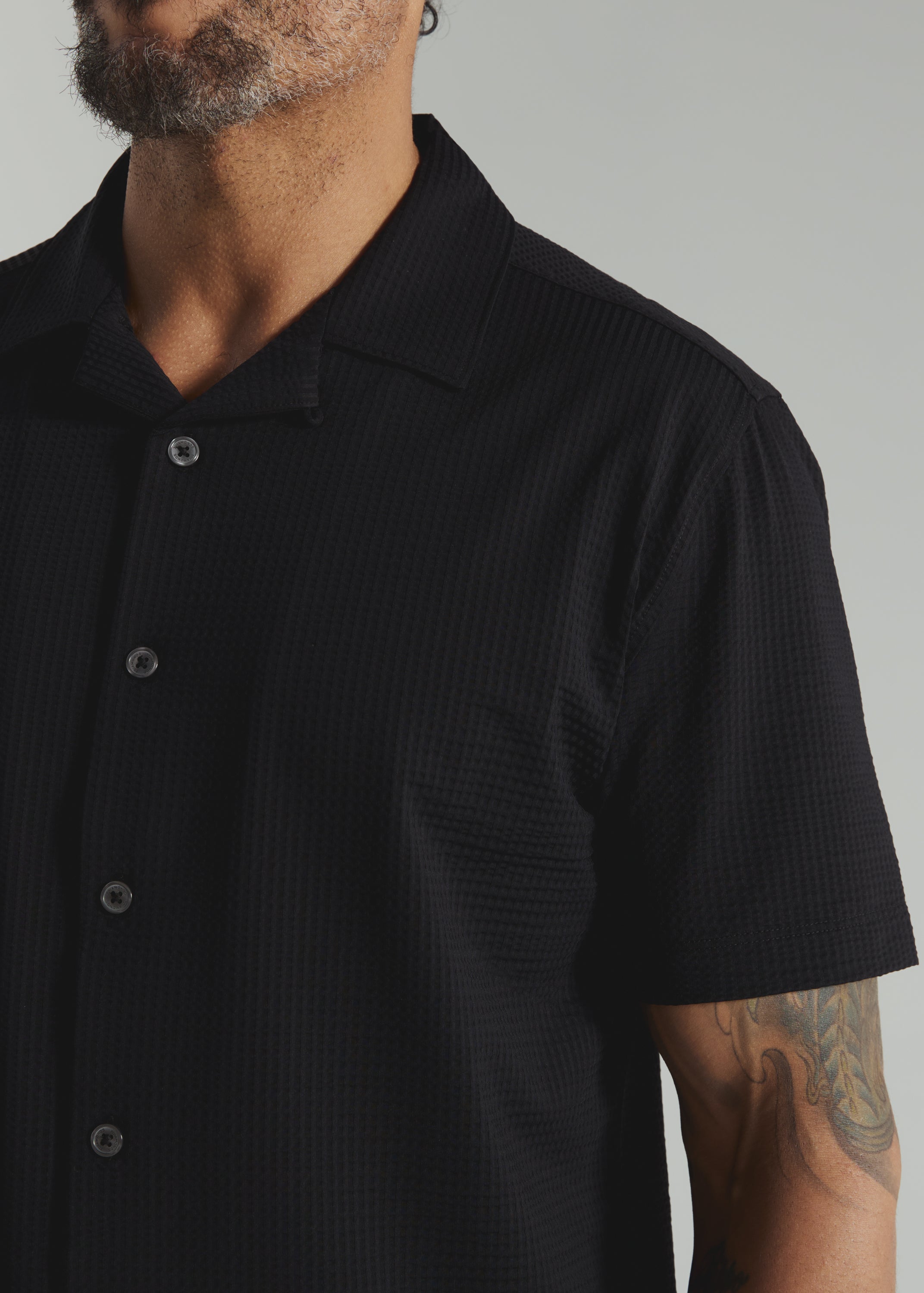 Sutherland Camp Shirt Black