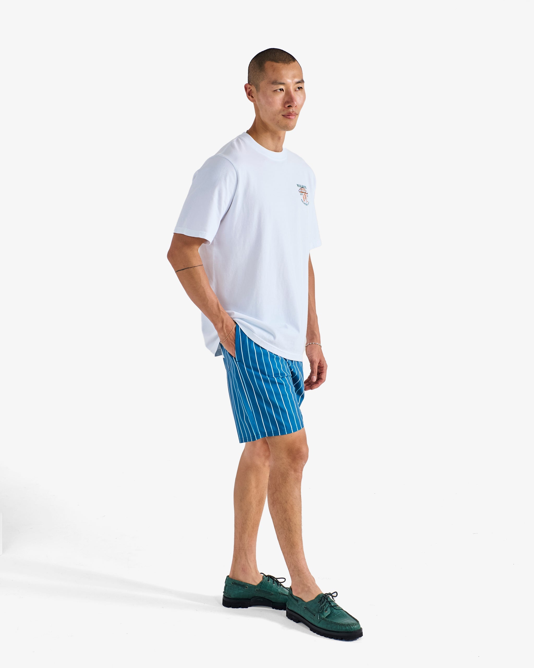 Vacation Club Short Sleeve Tee White
