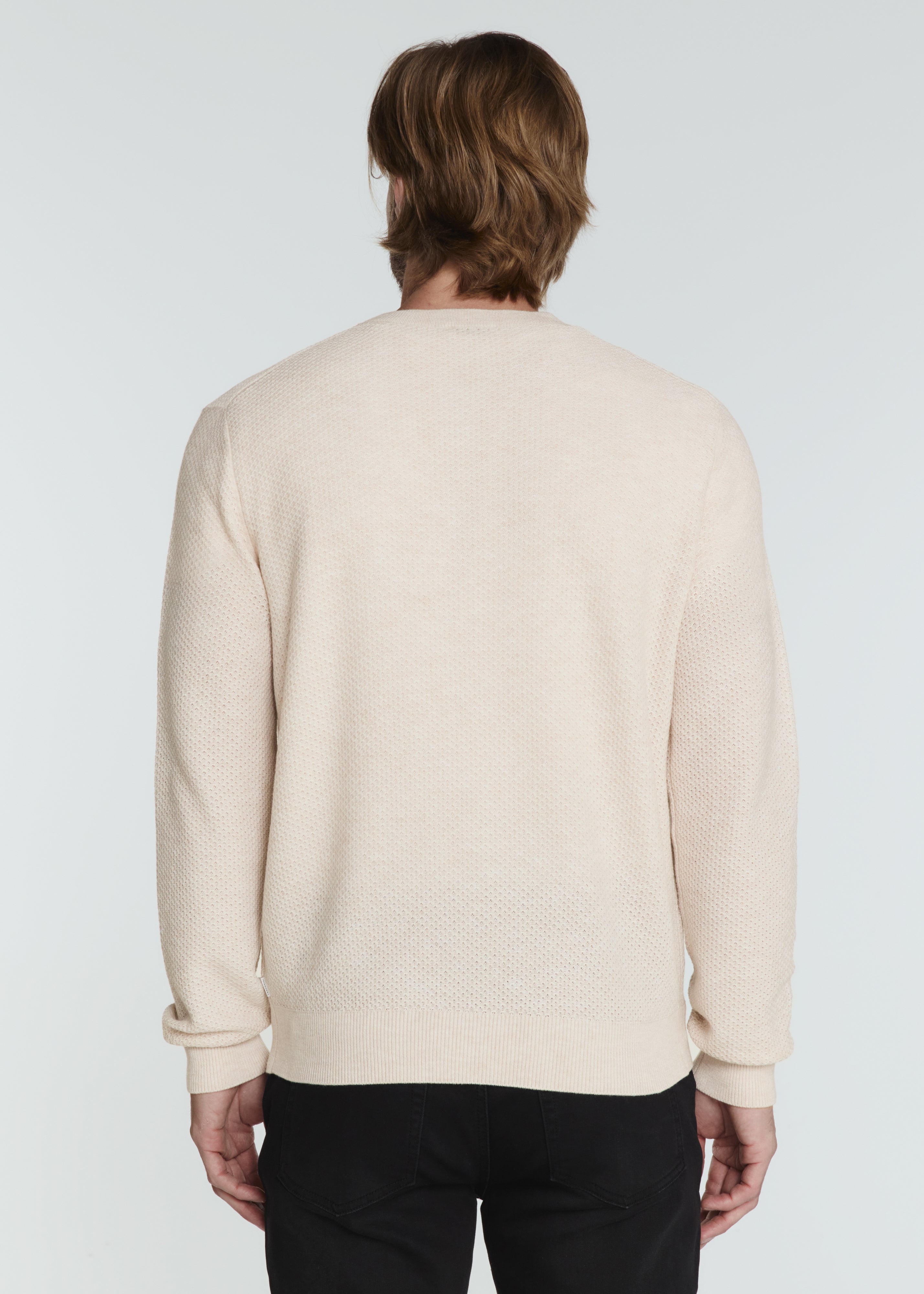 Brentwood Knit Crewneck Sweater Barley
