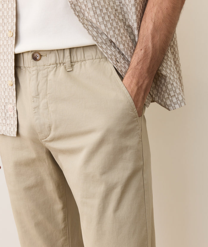 Saturday Slim Straight Twill Chino Light Khaki