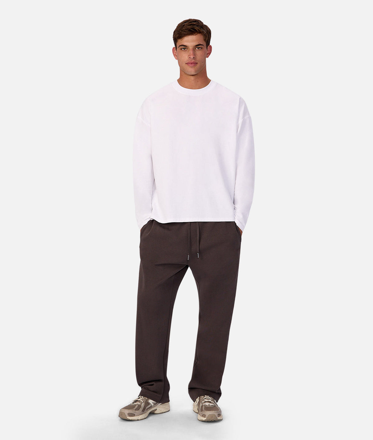 The Waffle Long Sleeve Tee Chalk
