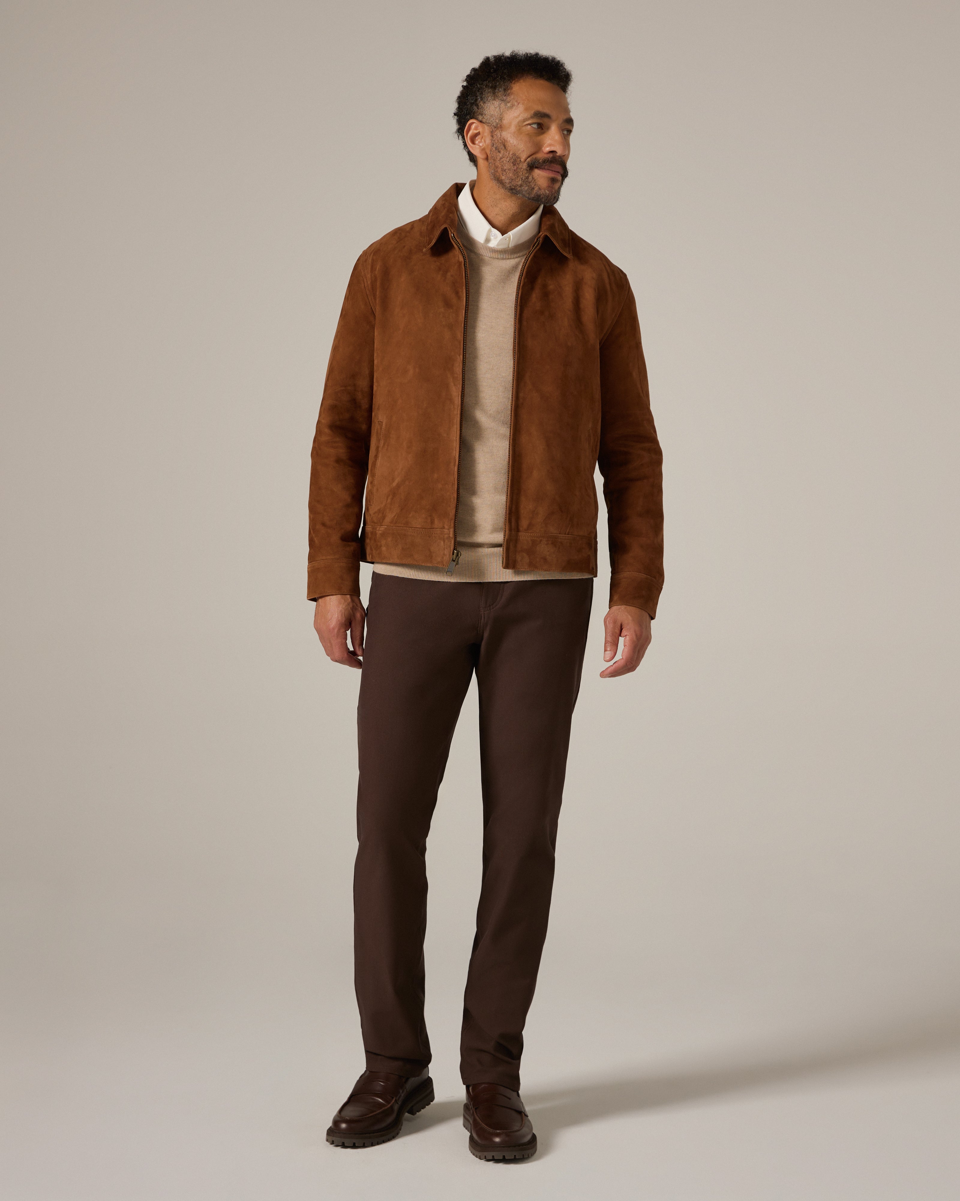 Outback Suede Jacket Brown