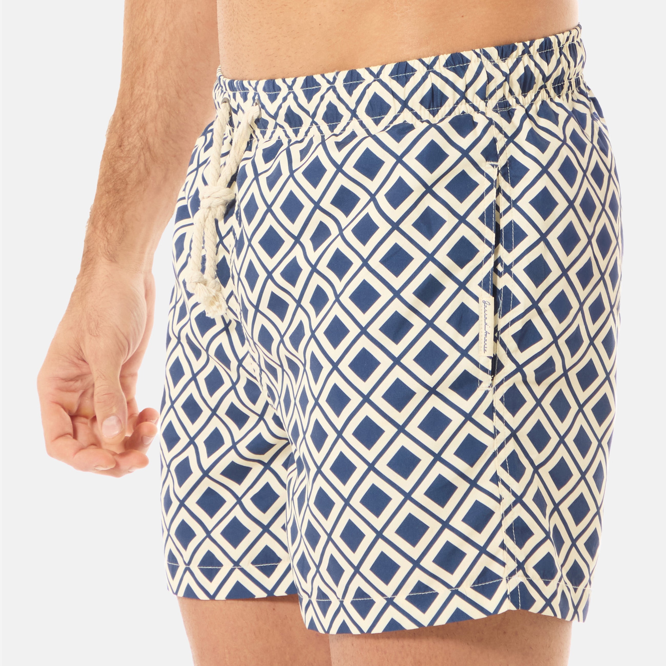 Vieste Patterned Swim Short Blu