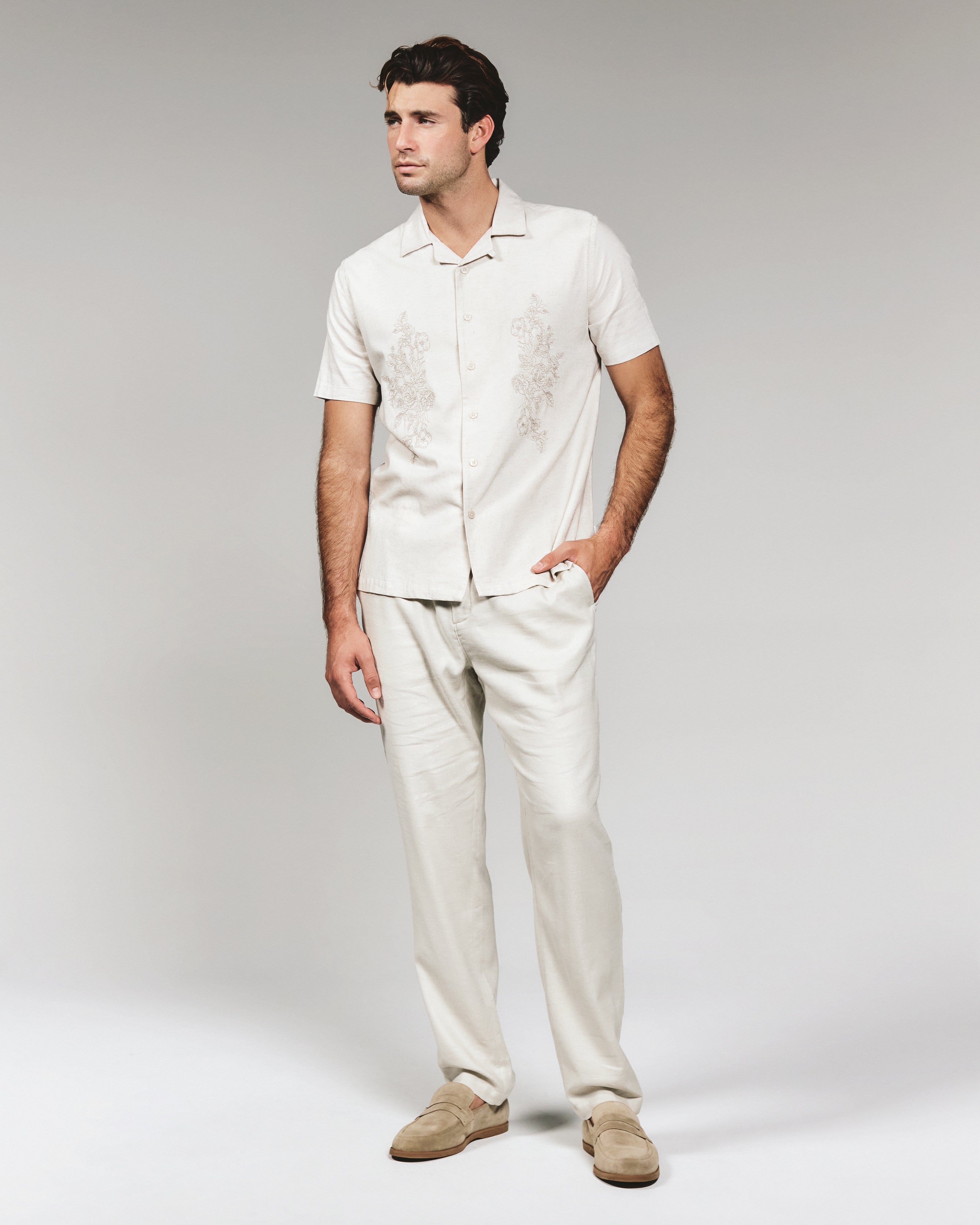 Pollock Camp Shirt Beige