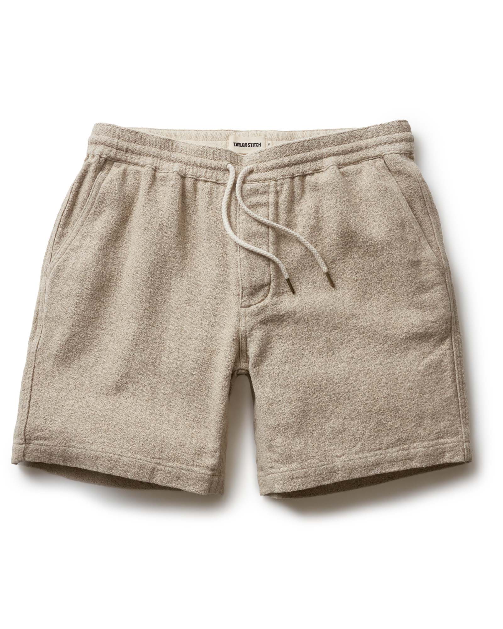 The Apres Short Heather Oat Crepe