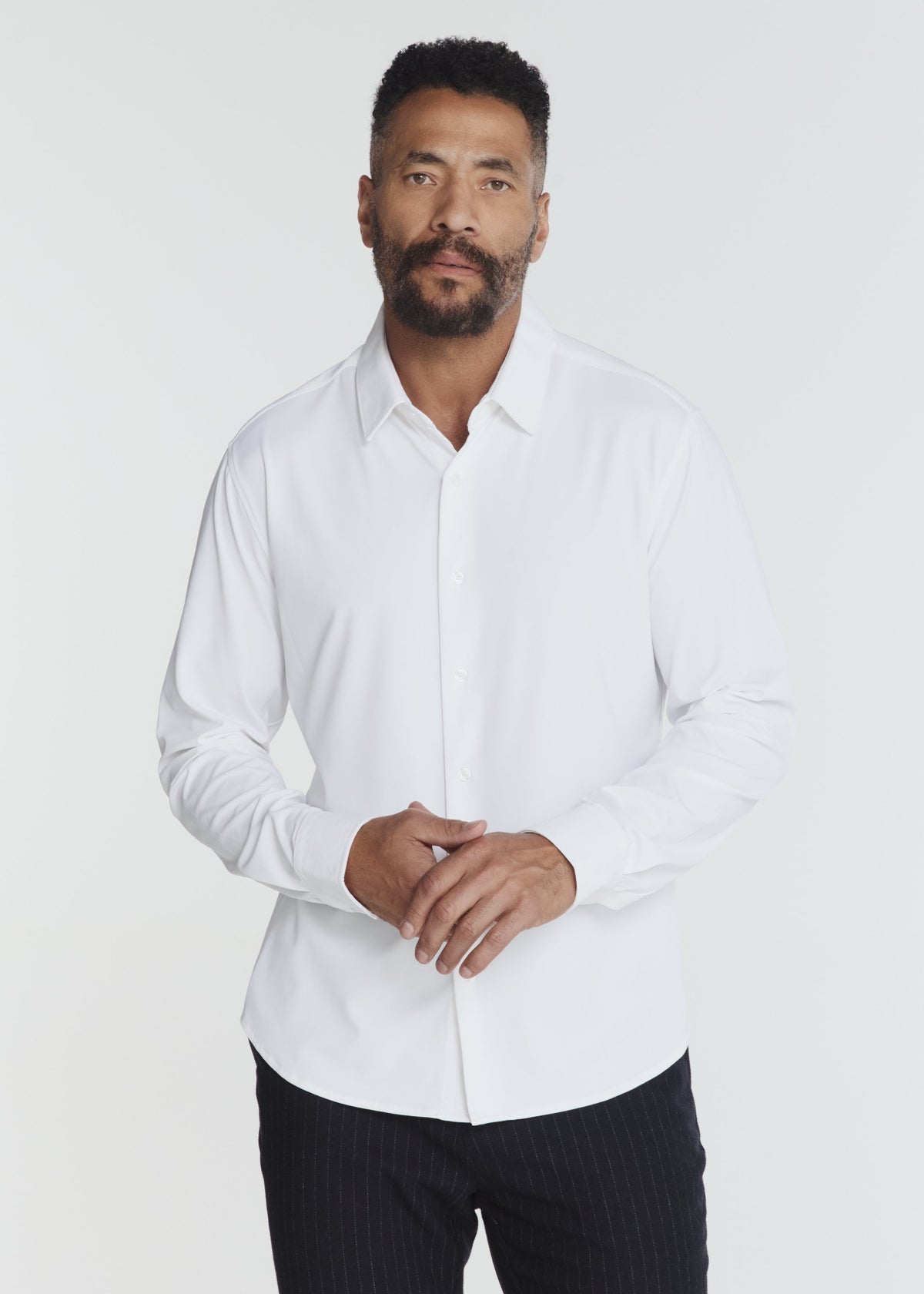 Sterling Long Sleeve Shirt White