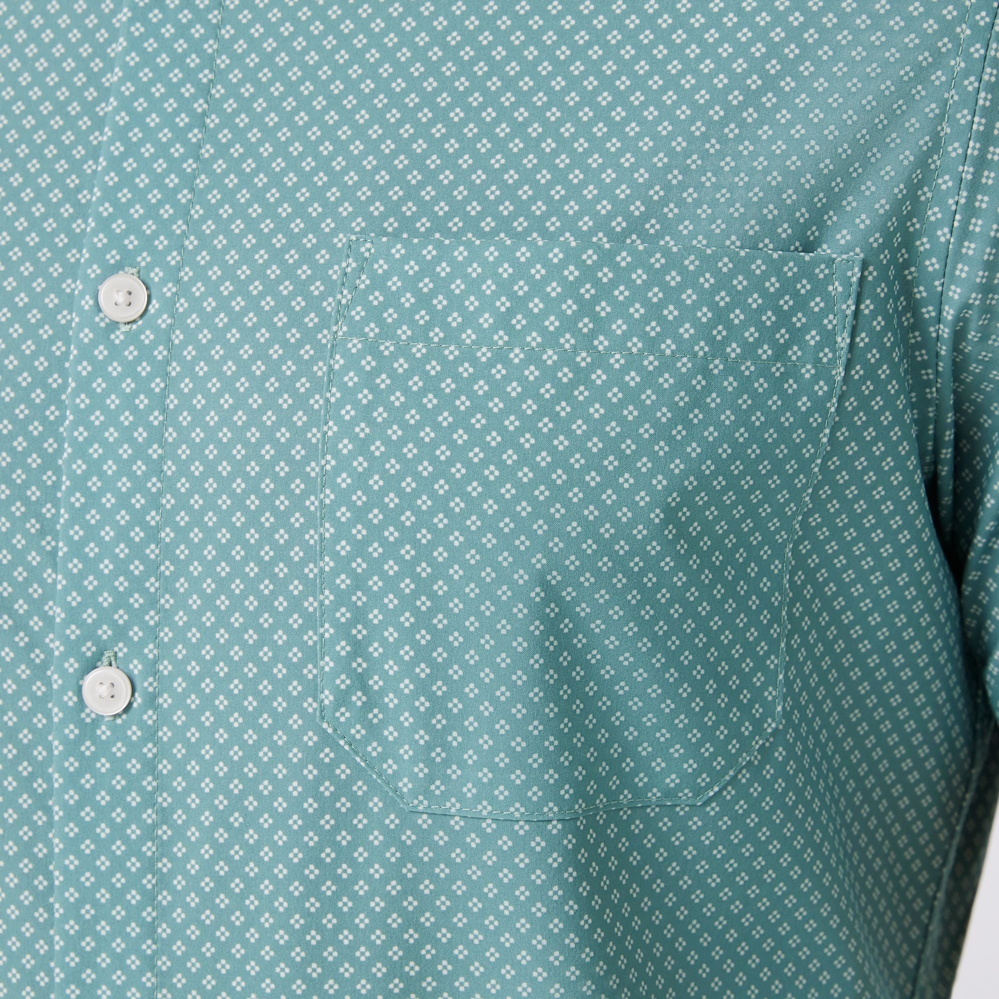 Leeward Short Sleeve Dress Shirt Pale Blue Clover