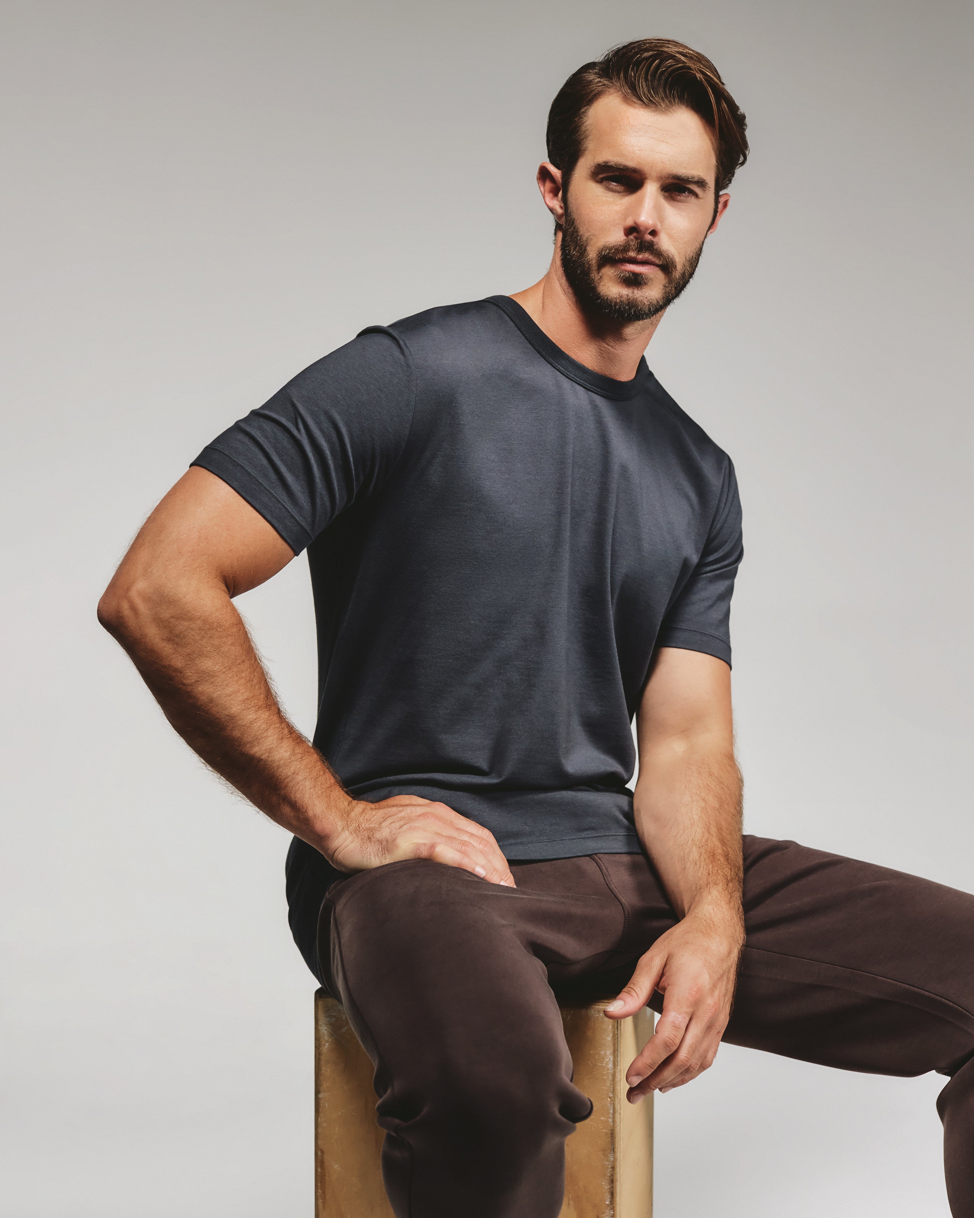 Modal Tee Charcoal