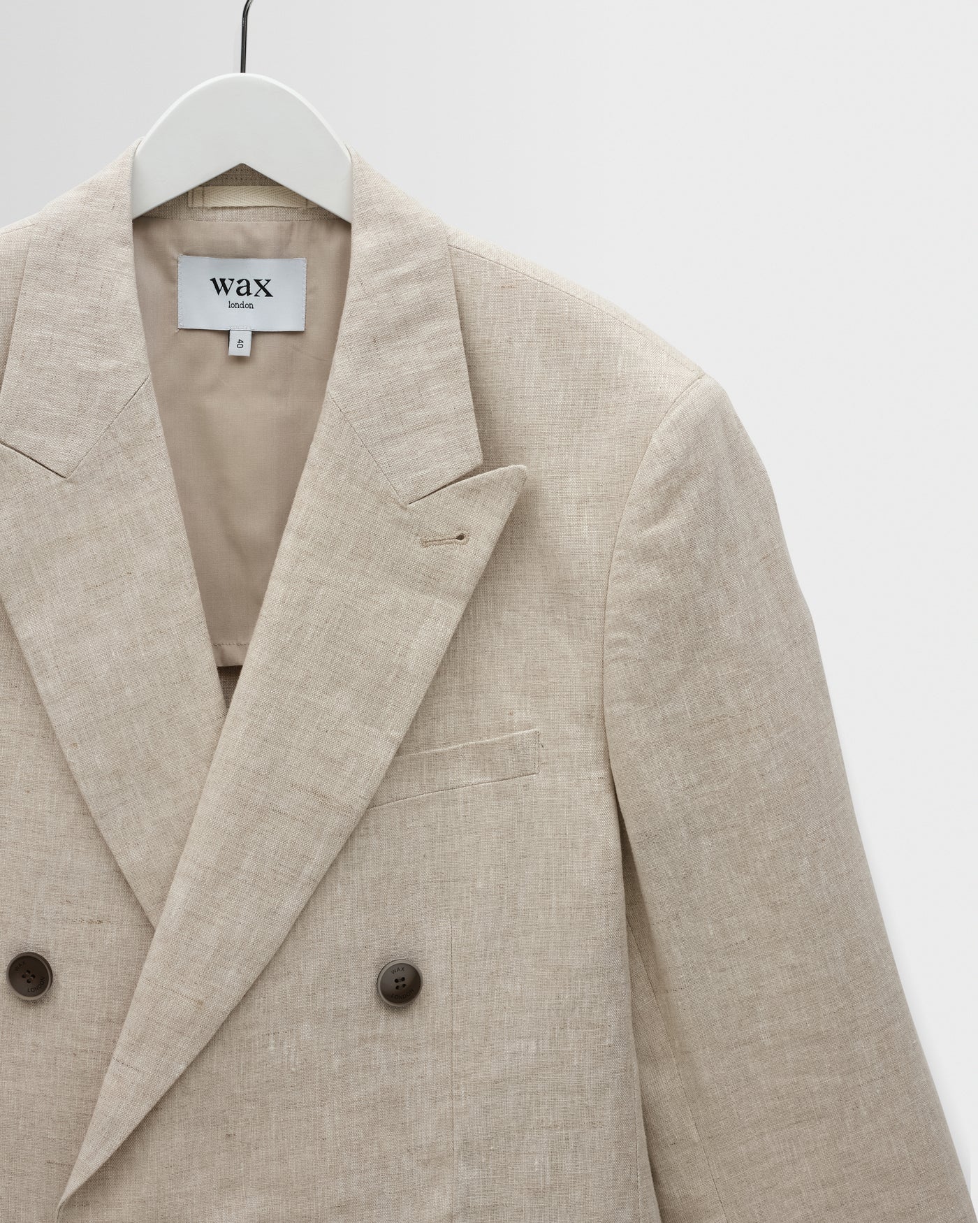 Vigo Blazer in Linen Natural