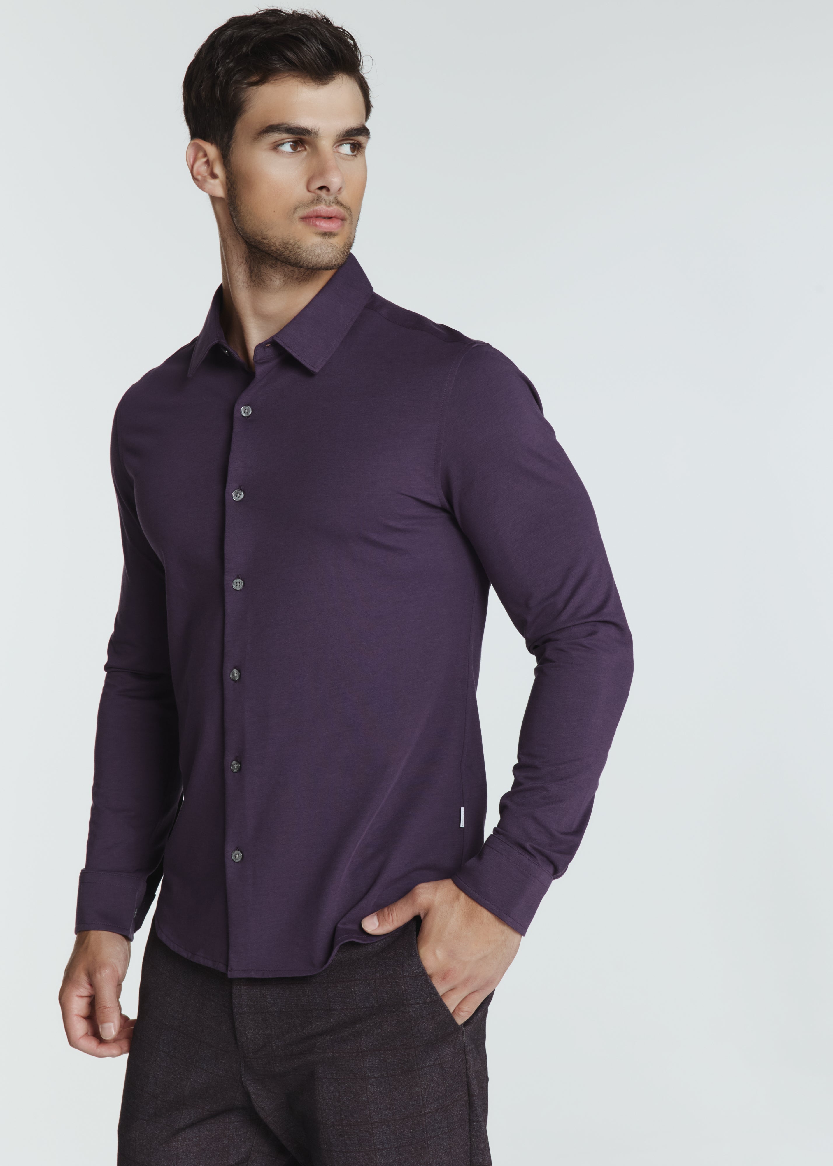 Formline Long Sleeve Shirt Plum