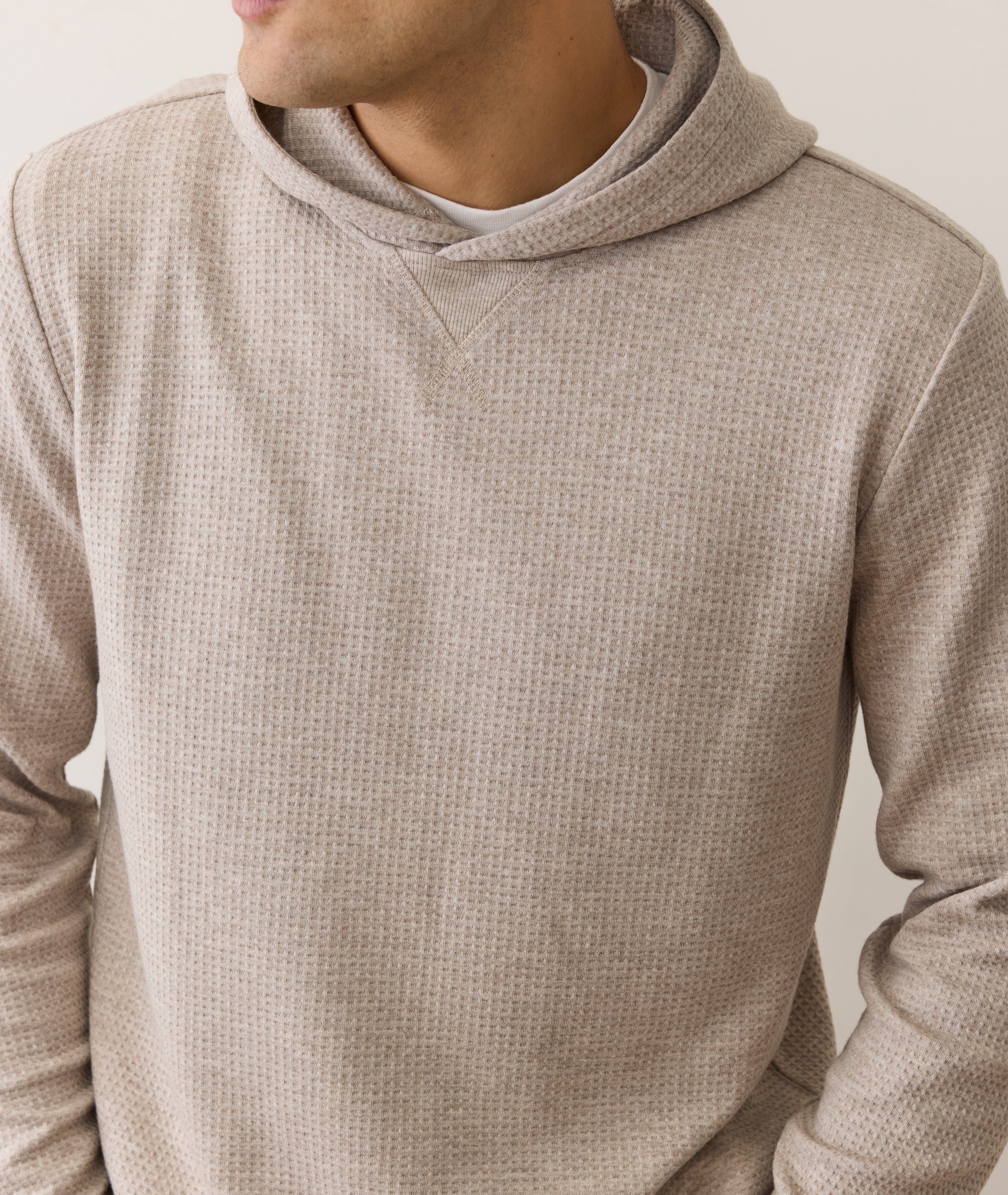 Waffle Hoodie Oatmeal