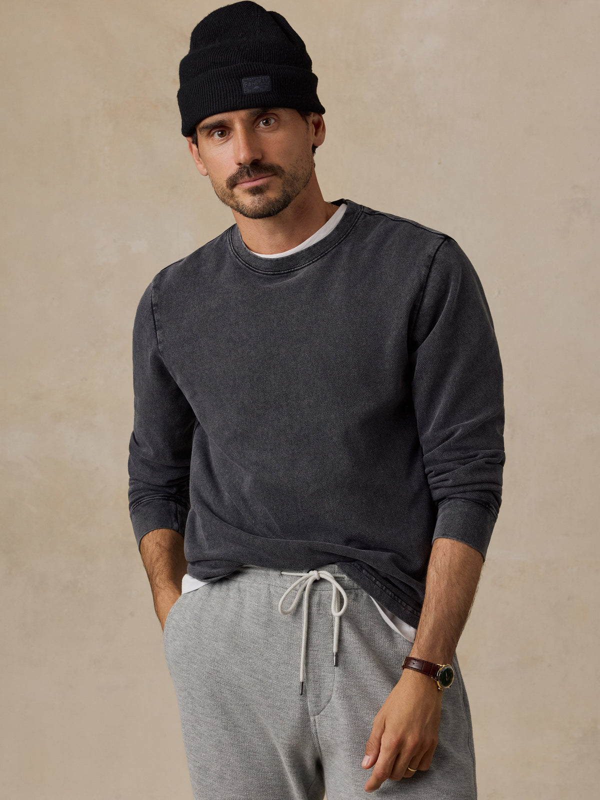 Recycled Terry Tee Graphite