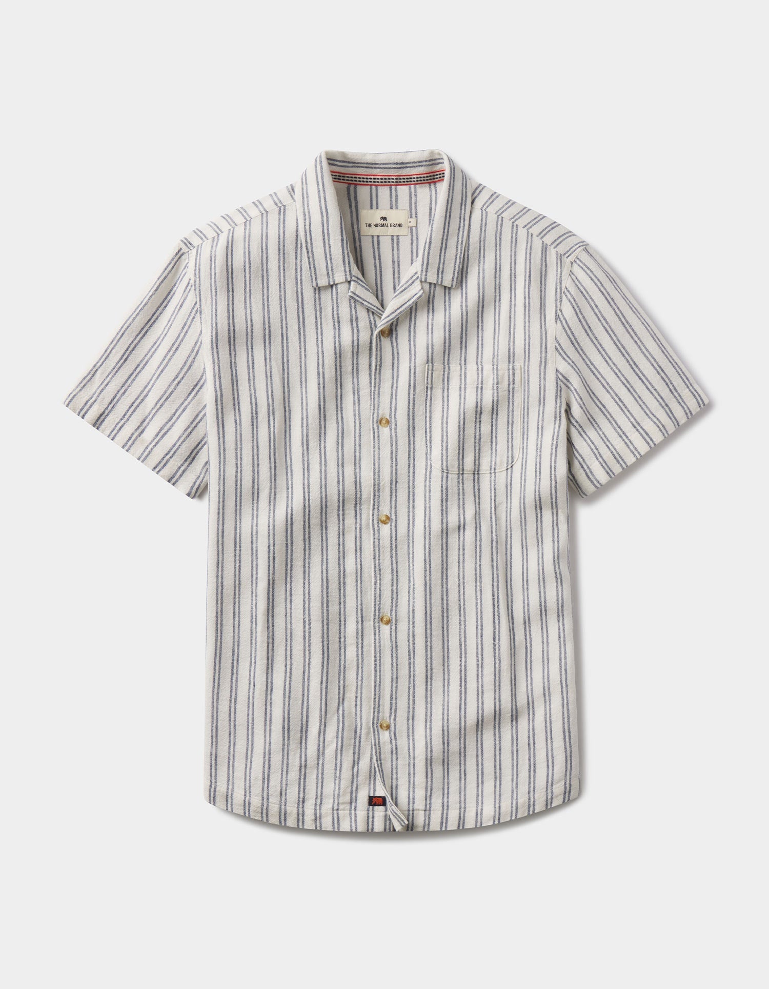 Freshwater Camp Shirt Vintage Blue Stripe
