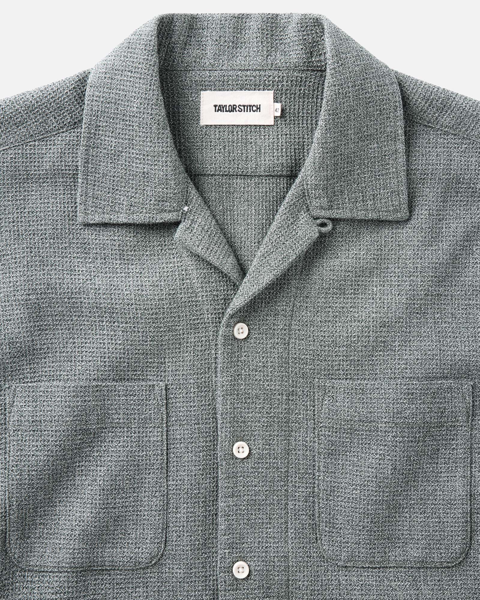 The Short Sleeve Conrad Shirt Deep Sea Twist