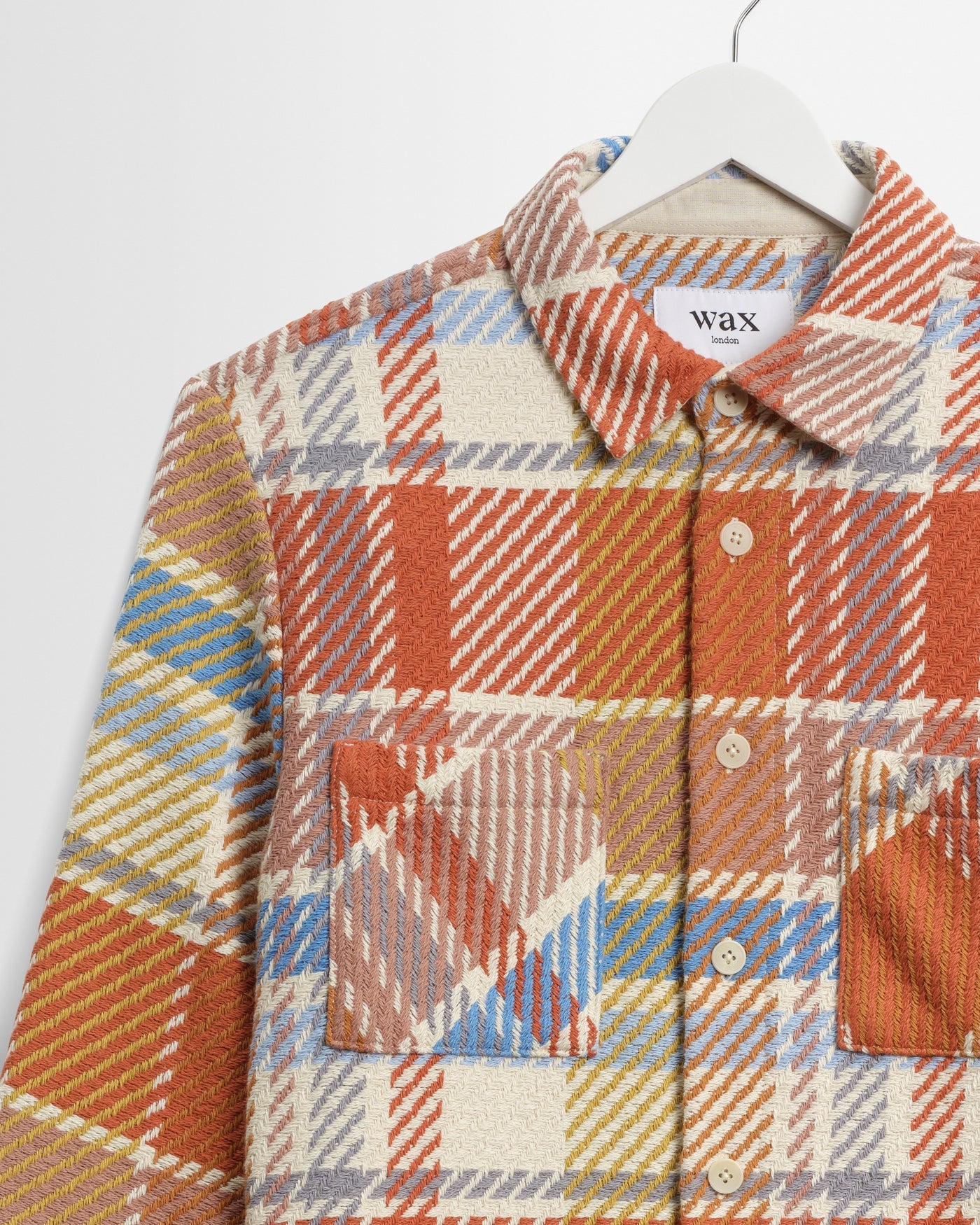 Whiting Overshirt in Bude Check Pastel Multi