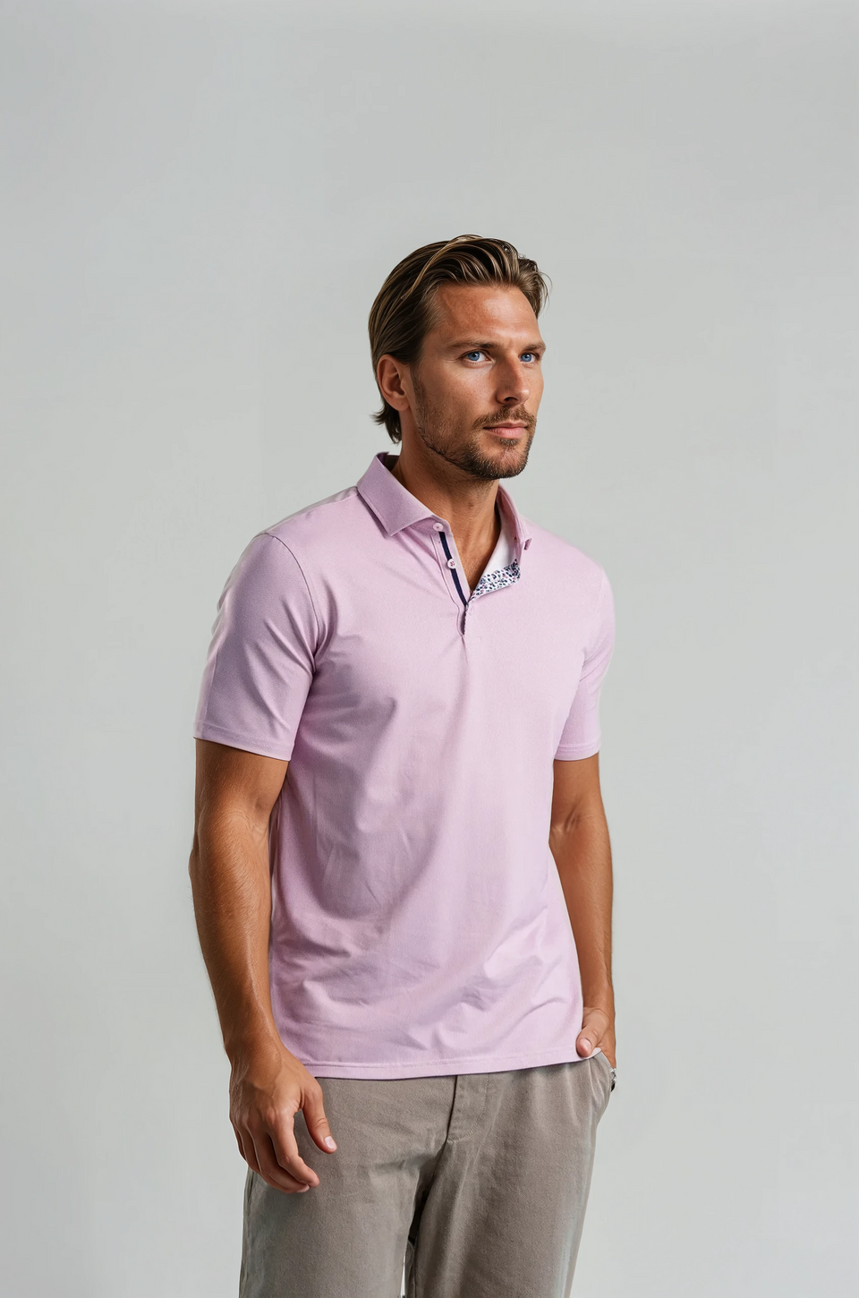 Apex Pique Polo - Basic Birdseye Med. Pink
