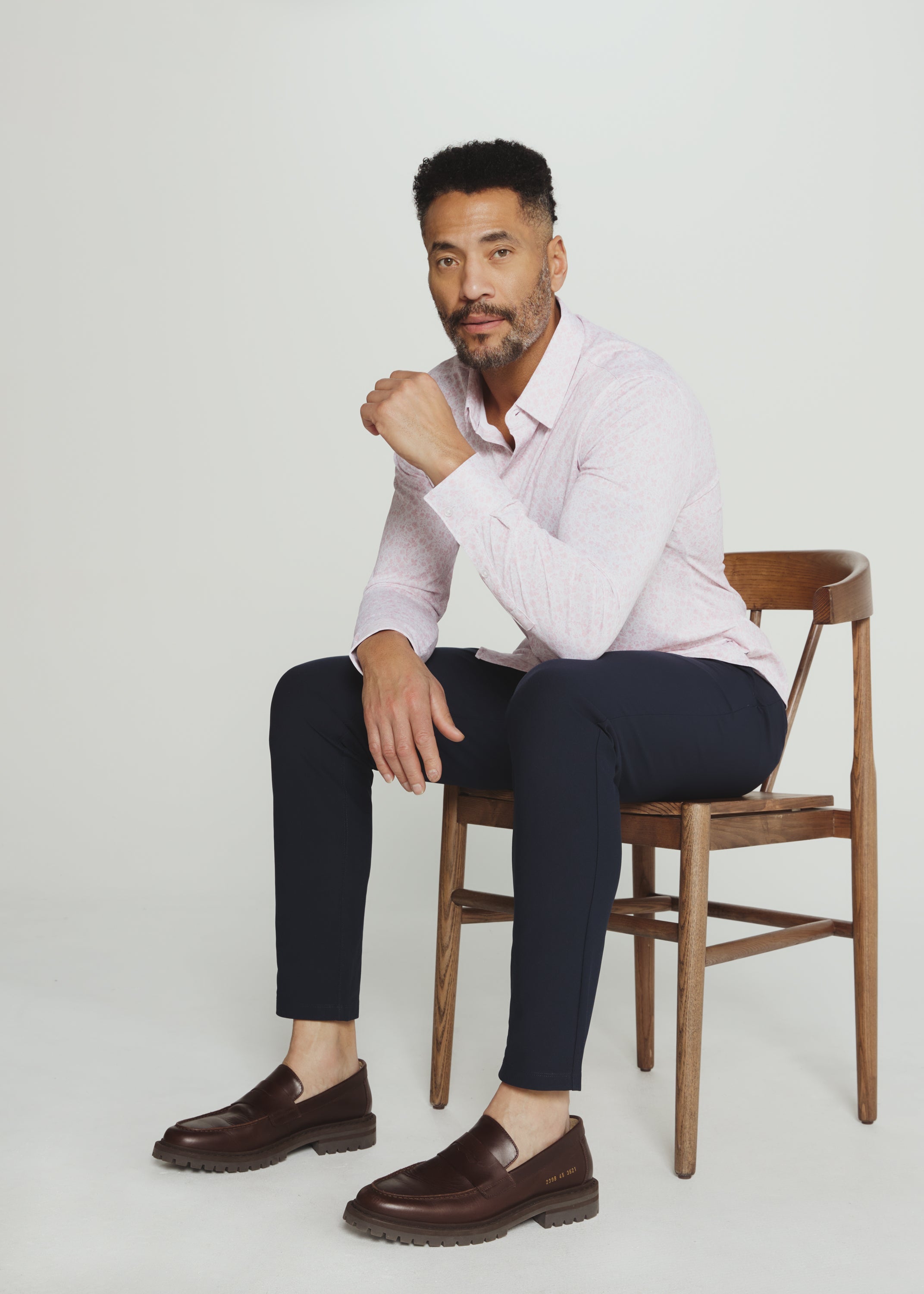 Infinity Athletic Fit Chino Pant Navy
