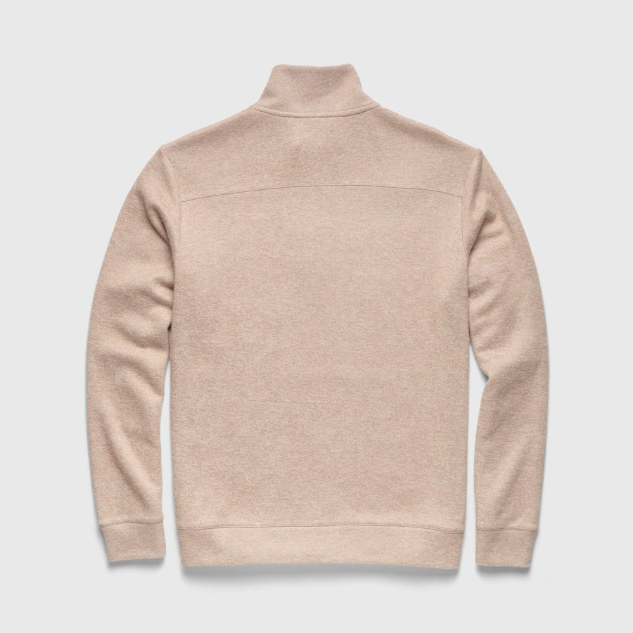 Bobby Cashmist 1/4 Zip Fleece Pullover Camel Heather