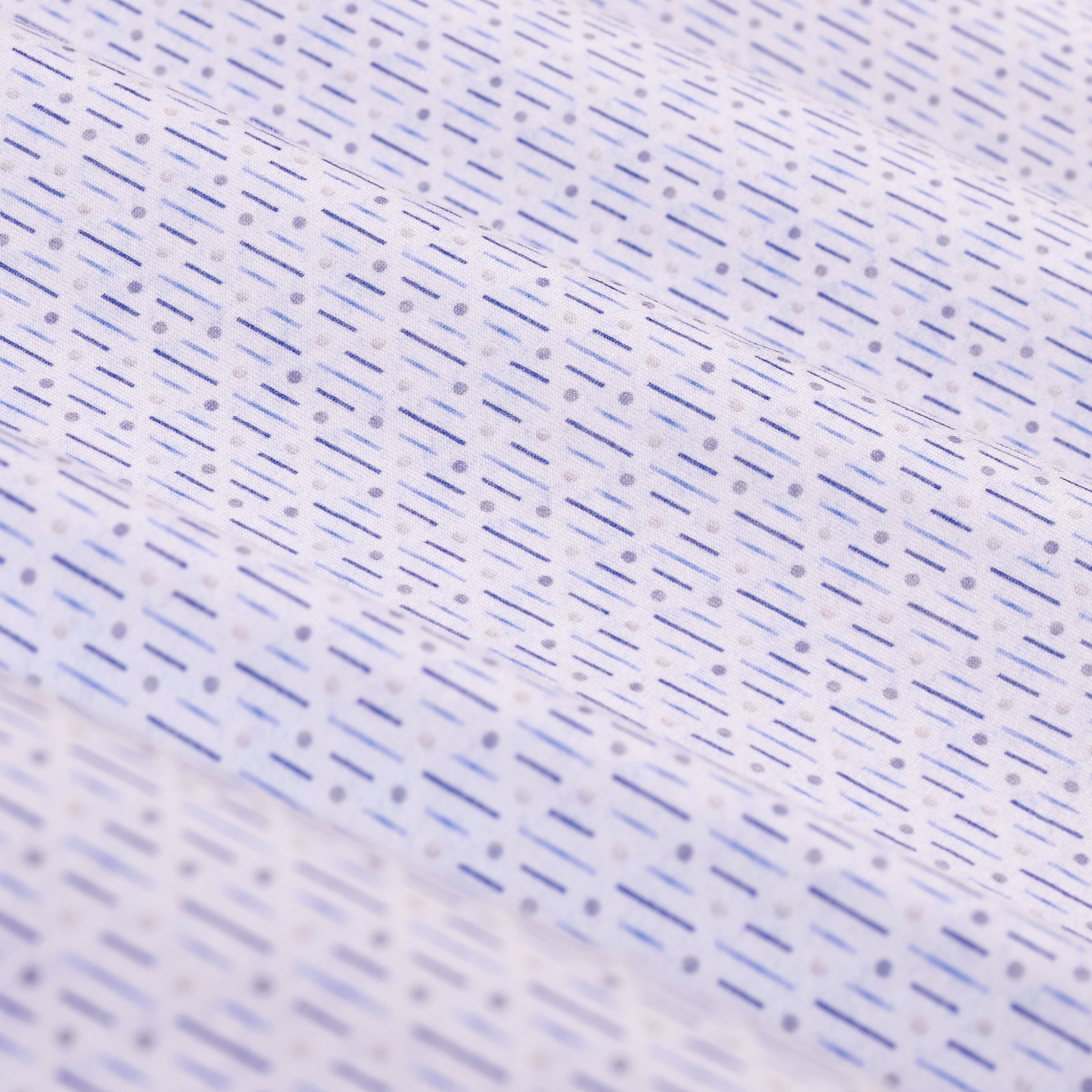 OOOHCotton James Long Sleeve Shirt Air Blue
