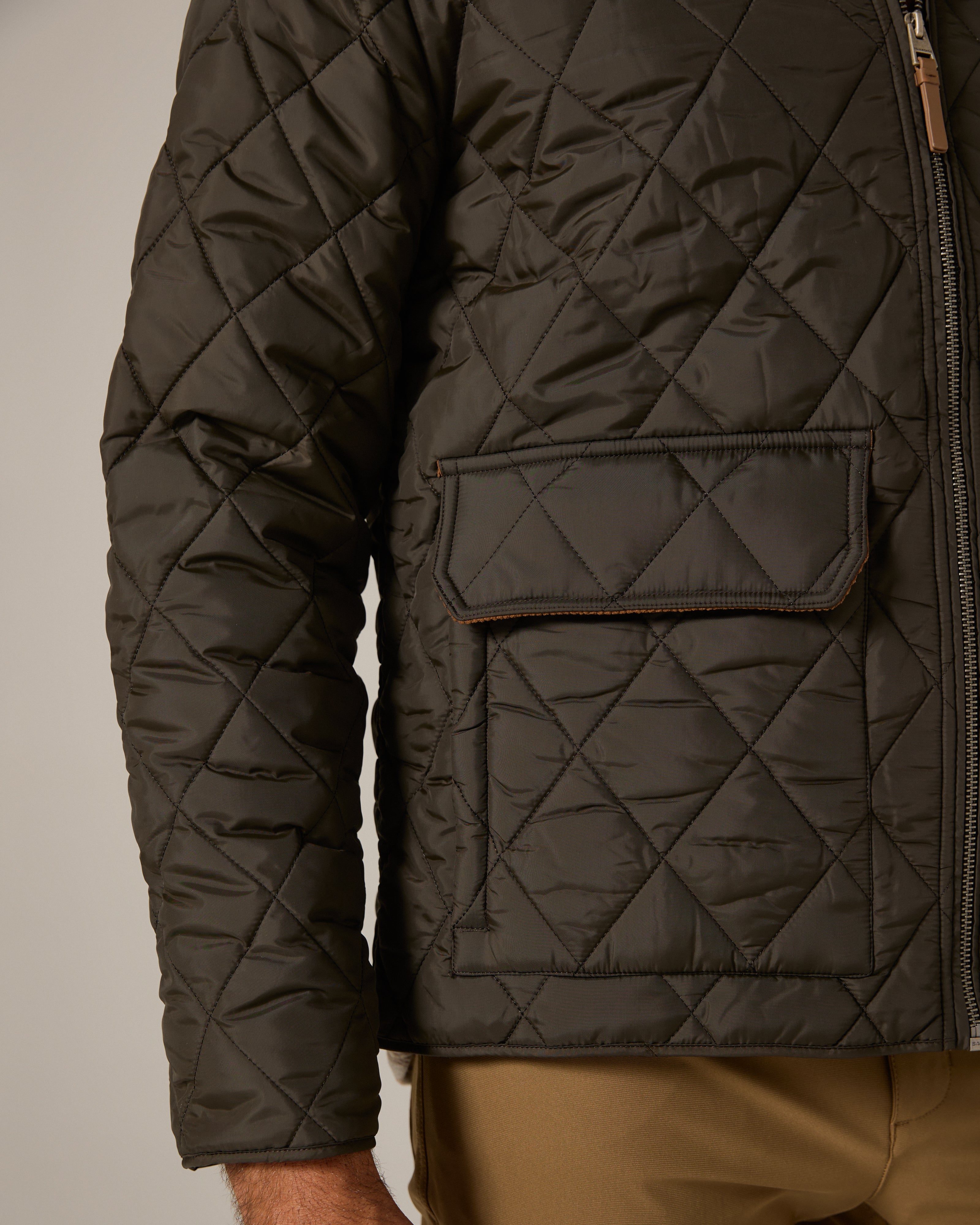 Rushmore Quilted Jacket Olive