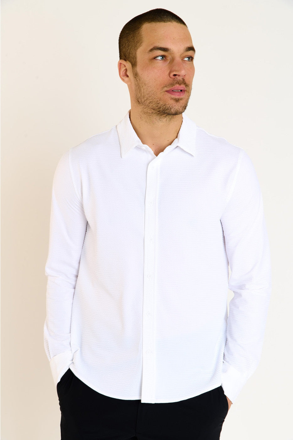 Jean Trieste Longsleeve Shirt White