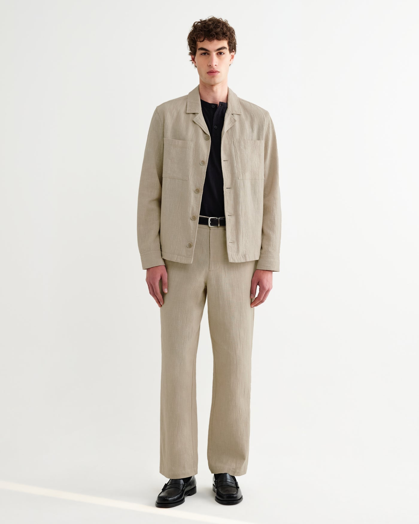 Bayham Trouser in Cotton Linen Natural