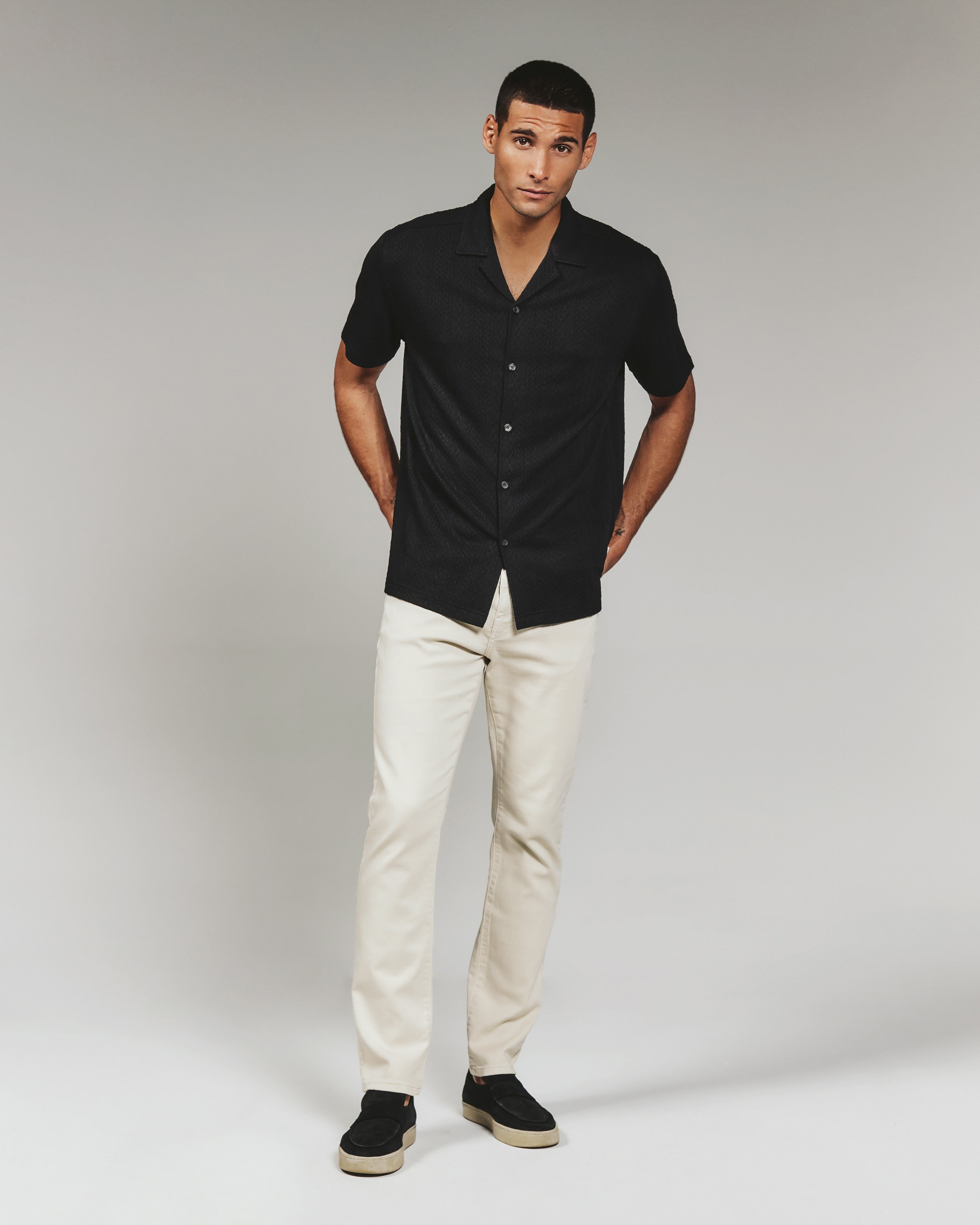 Andros Camp Shirt Black