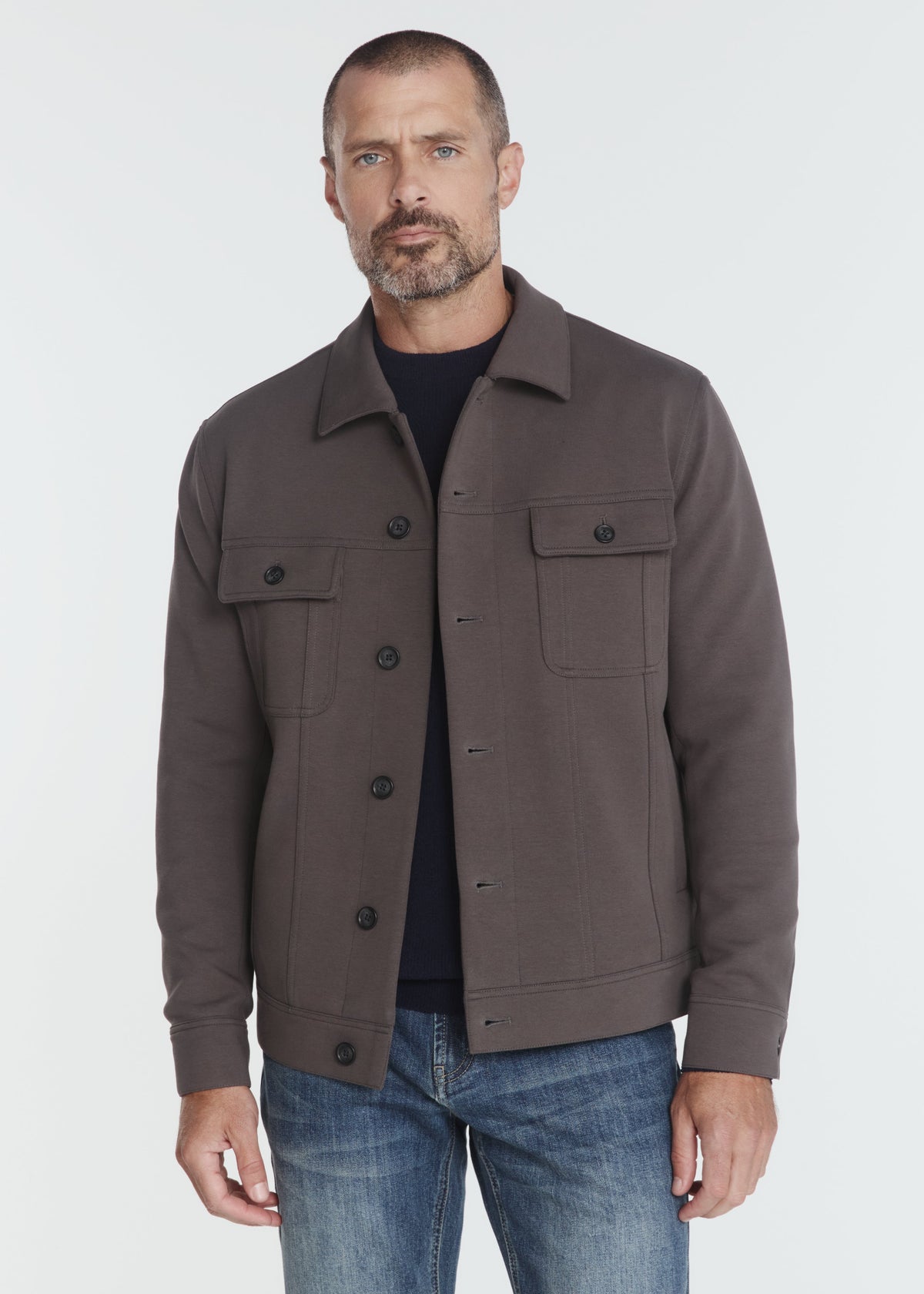 Callen Trucker Jacket Charcoal