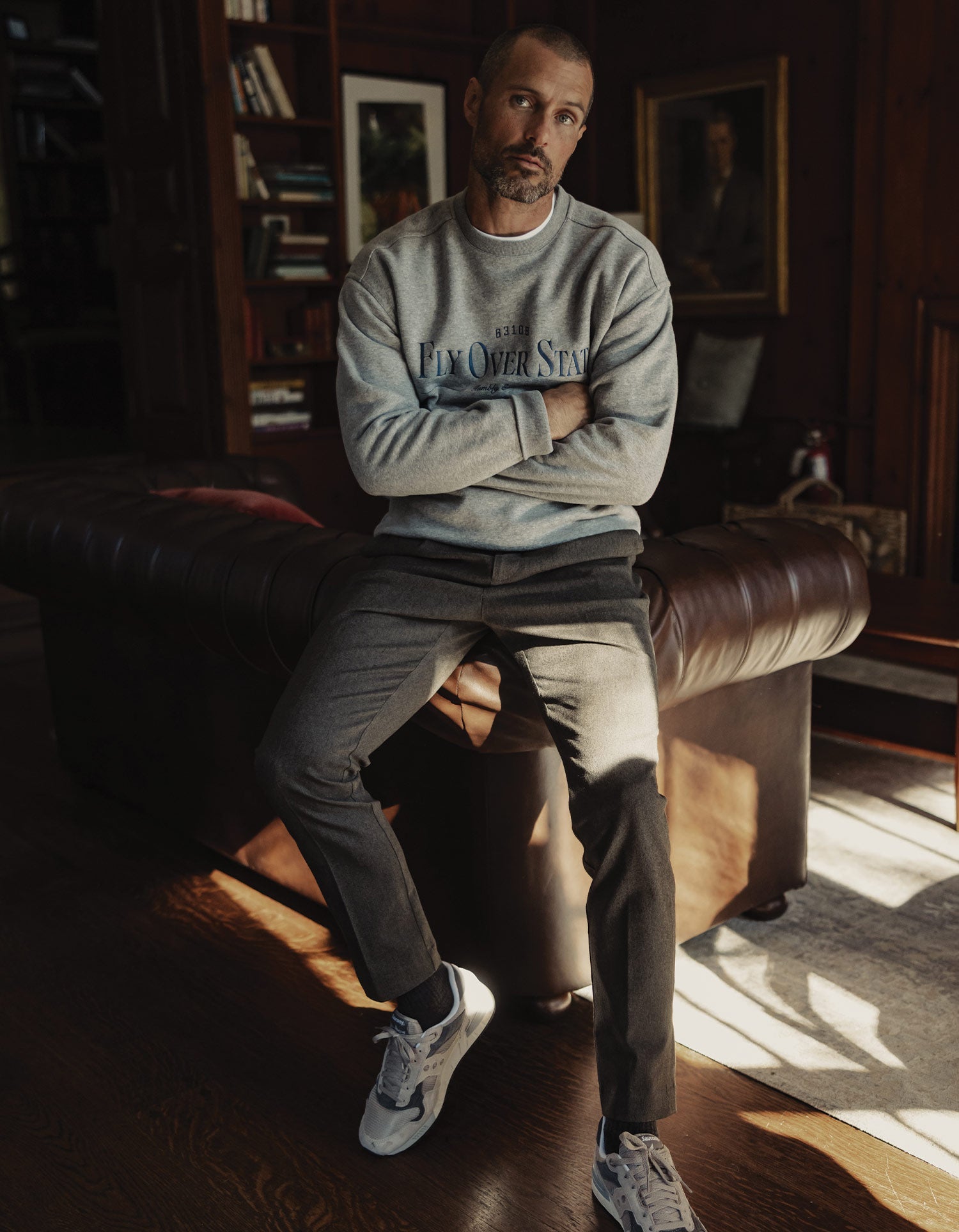 Stretch Suiting Trouser Dark Olive