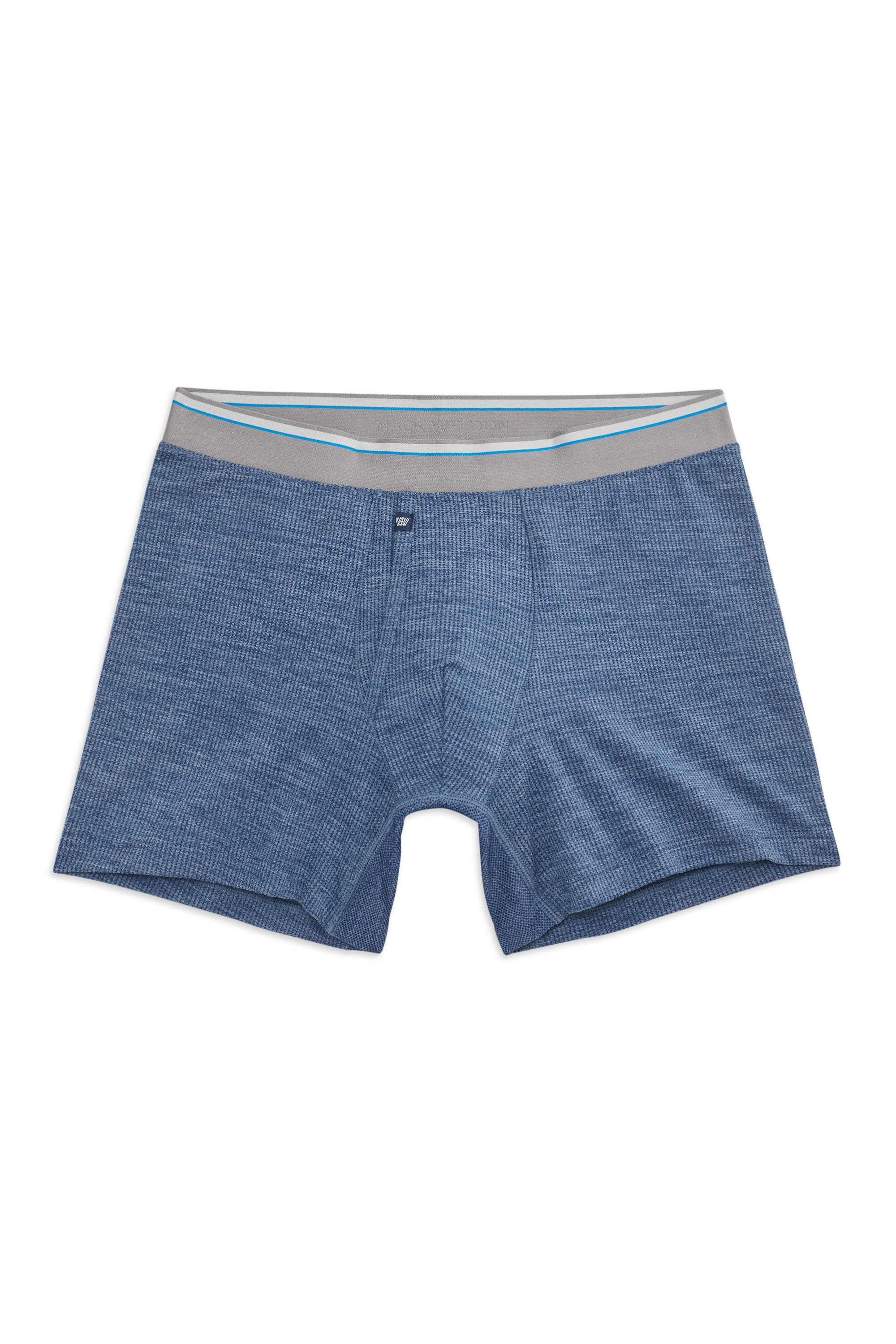AIRKNITx Boxer Brief with Fly Indigo Heather