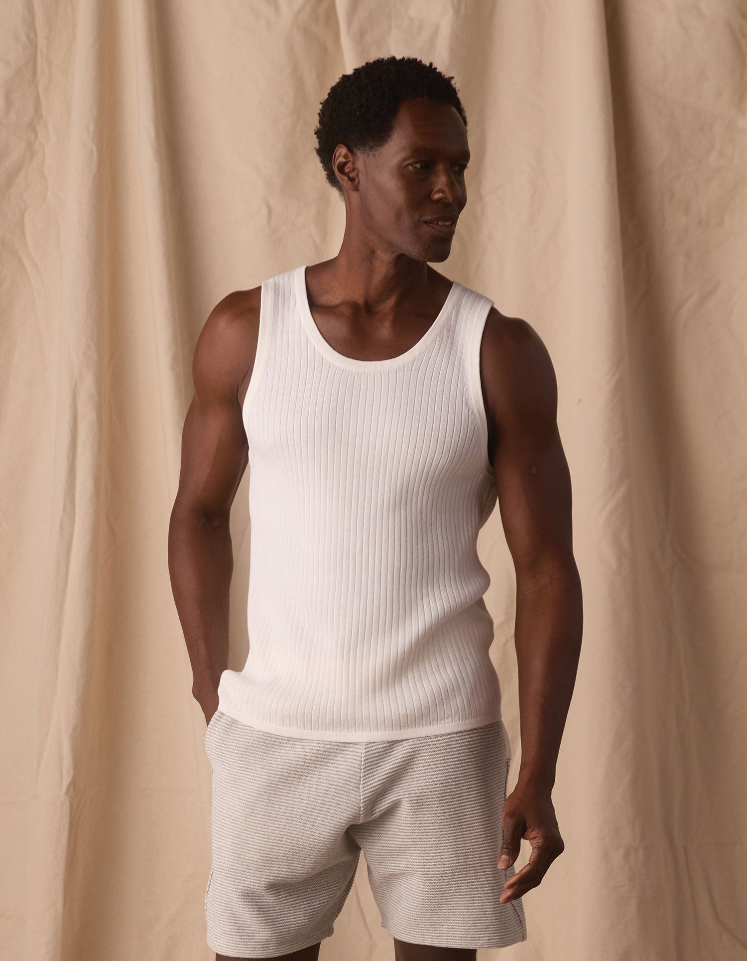 The Undershirt Tank Ivory