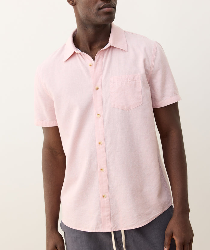 Better-Than-Linen Shirt Salmon