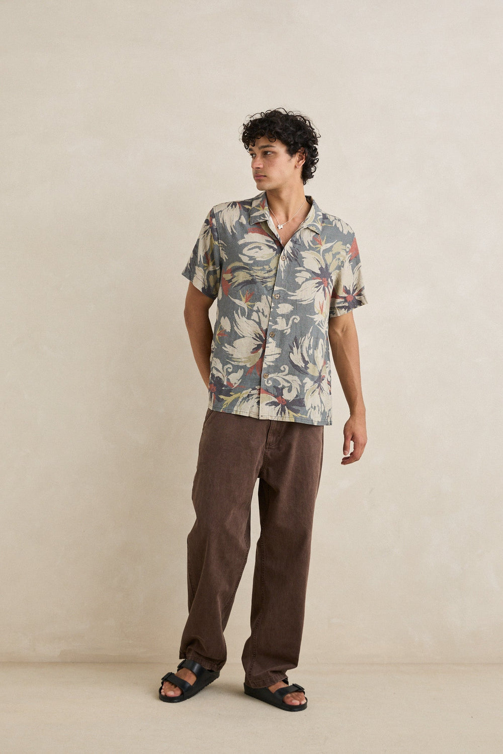 Tropical Camo Short Sleeve Shirt Camo