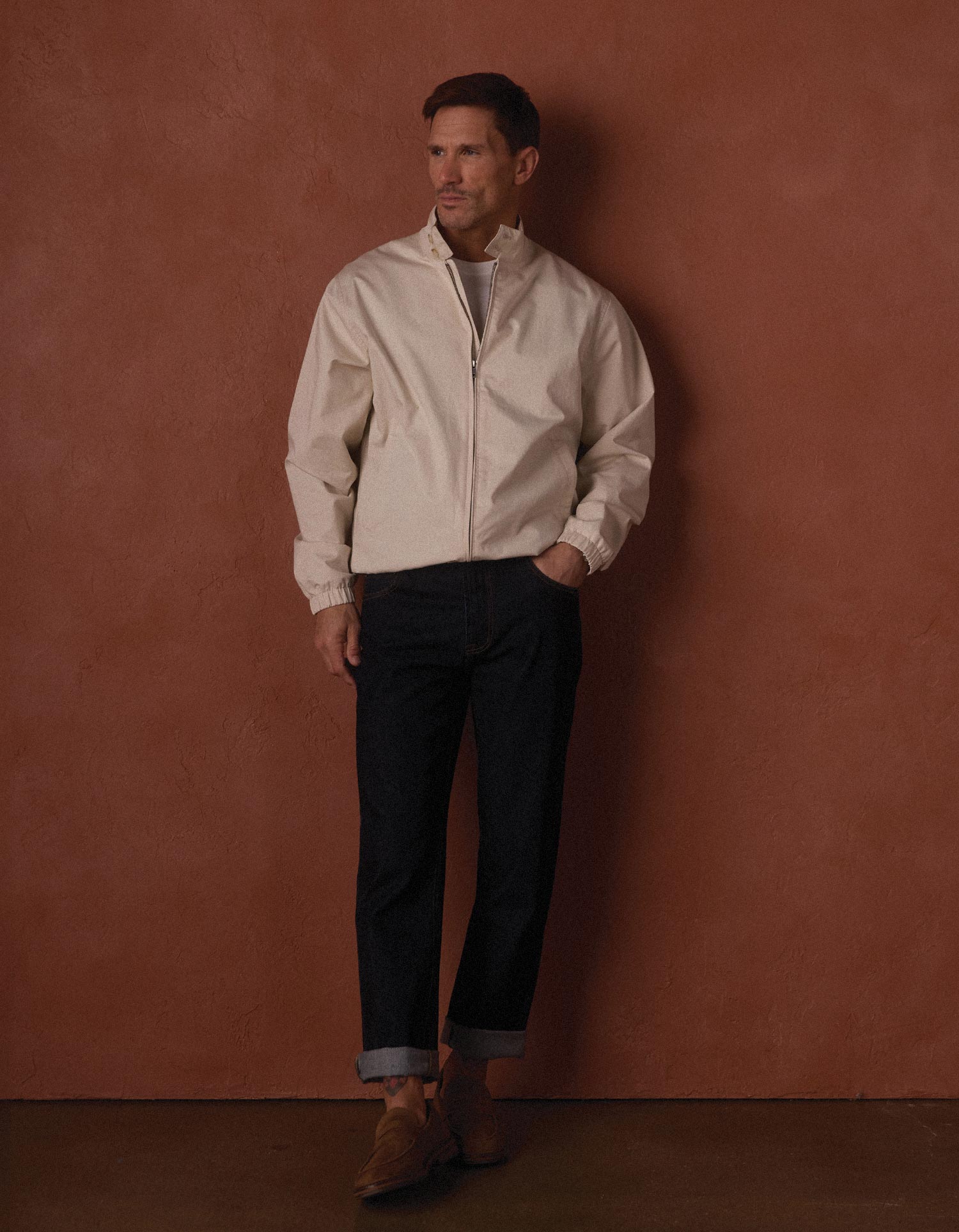 The Harrington Jacket Light Khaki