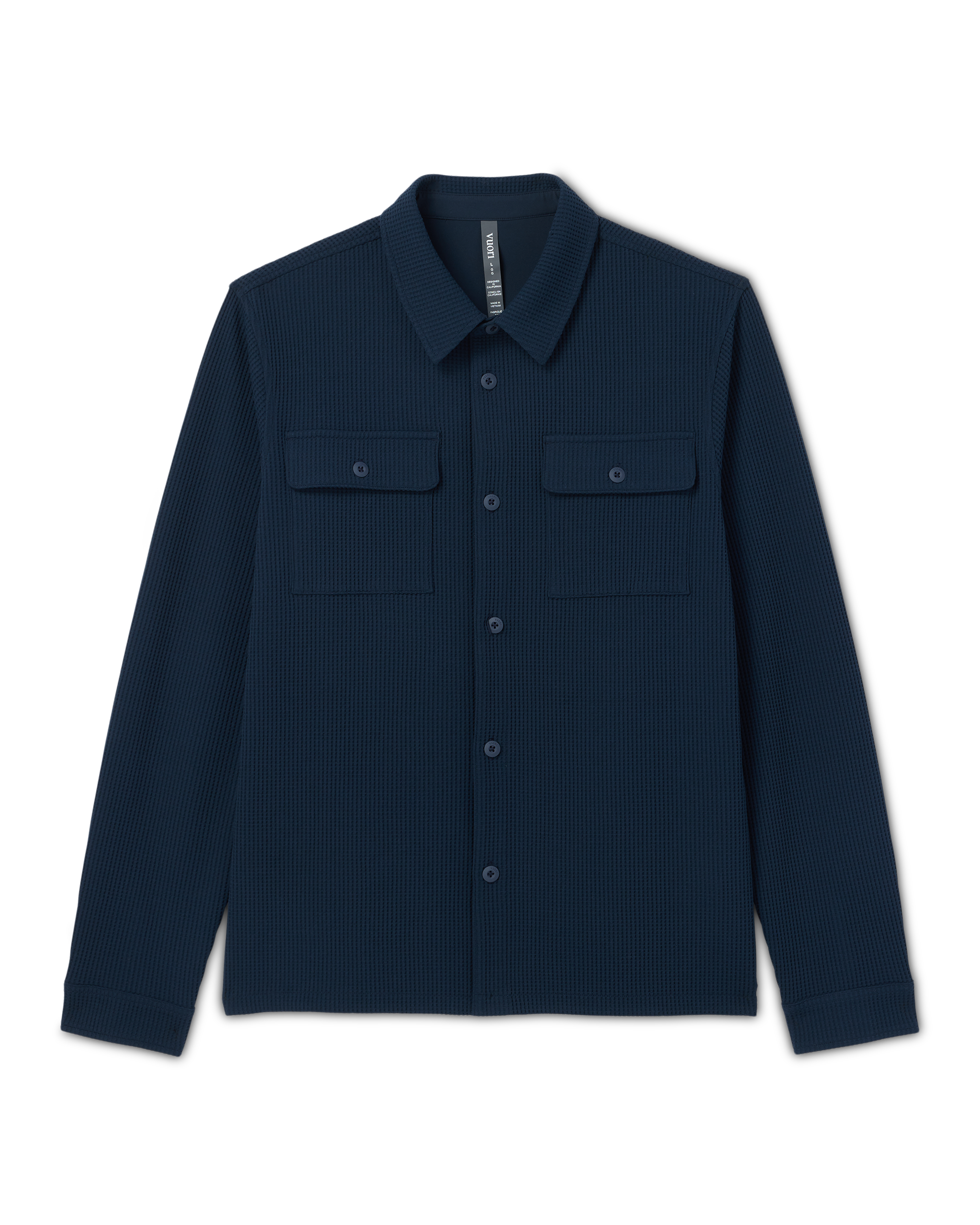 Tech Waffle Shirt Jacket Ink