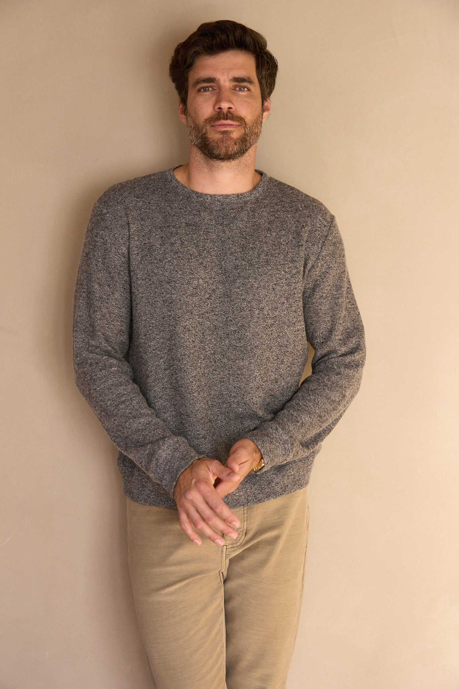 Butch Cashmist Soft Crewneck Charcoal Heather