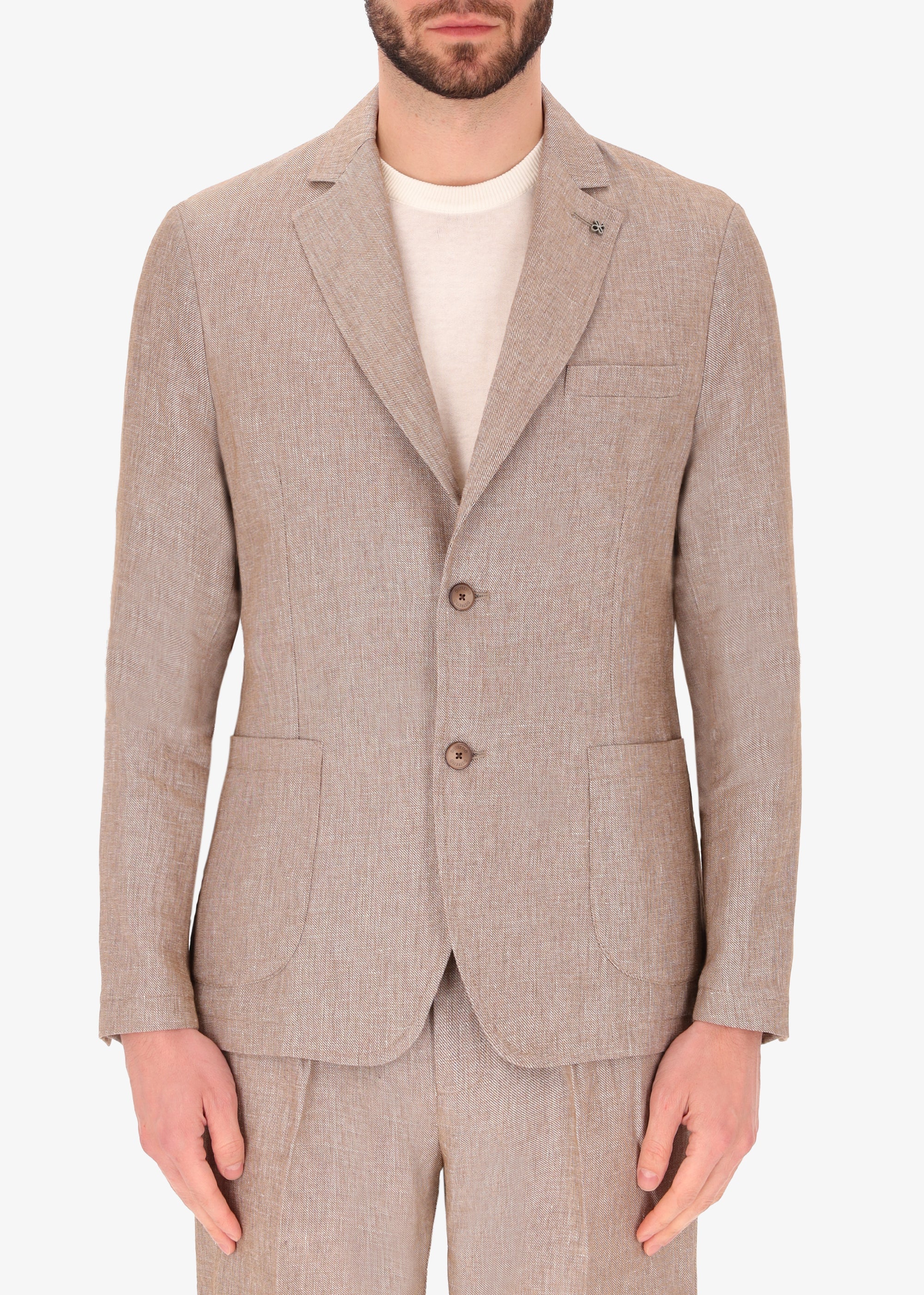 Certo Linen Blazer Mud