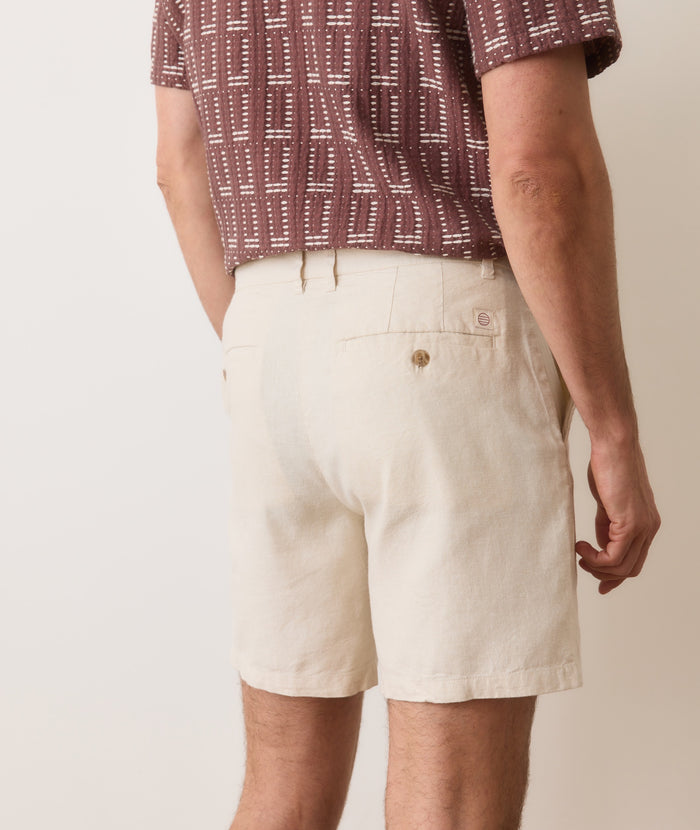 Hemp Resort Short - 7" Natural