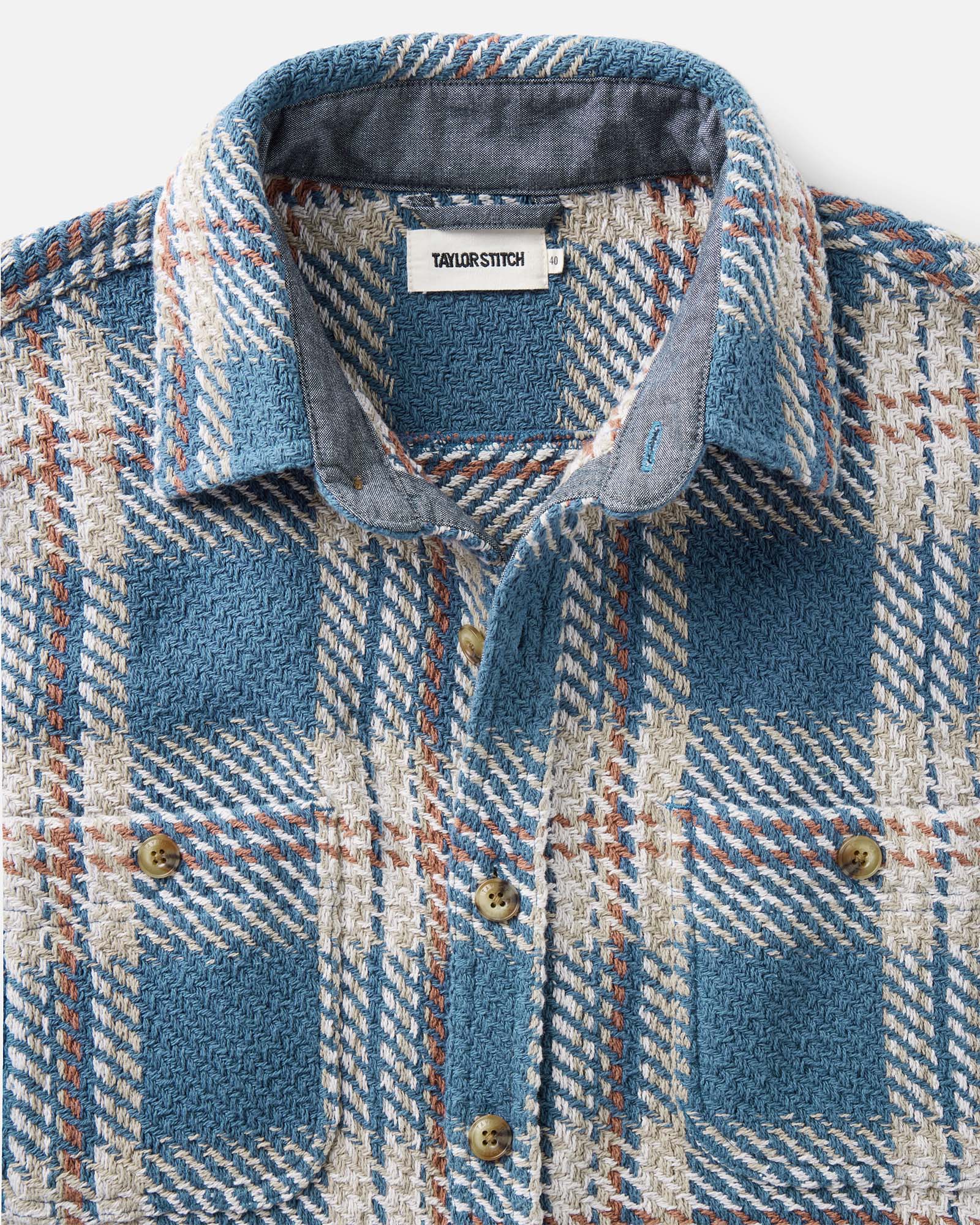 The Cutter Overshirt Ocean Plaid