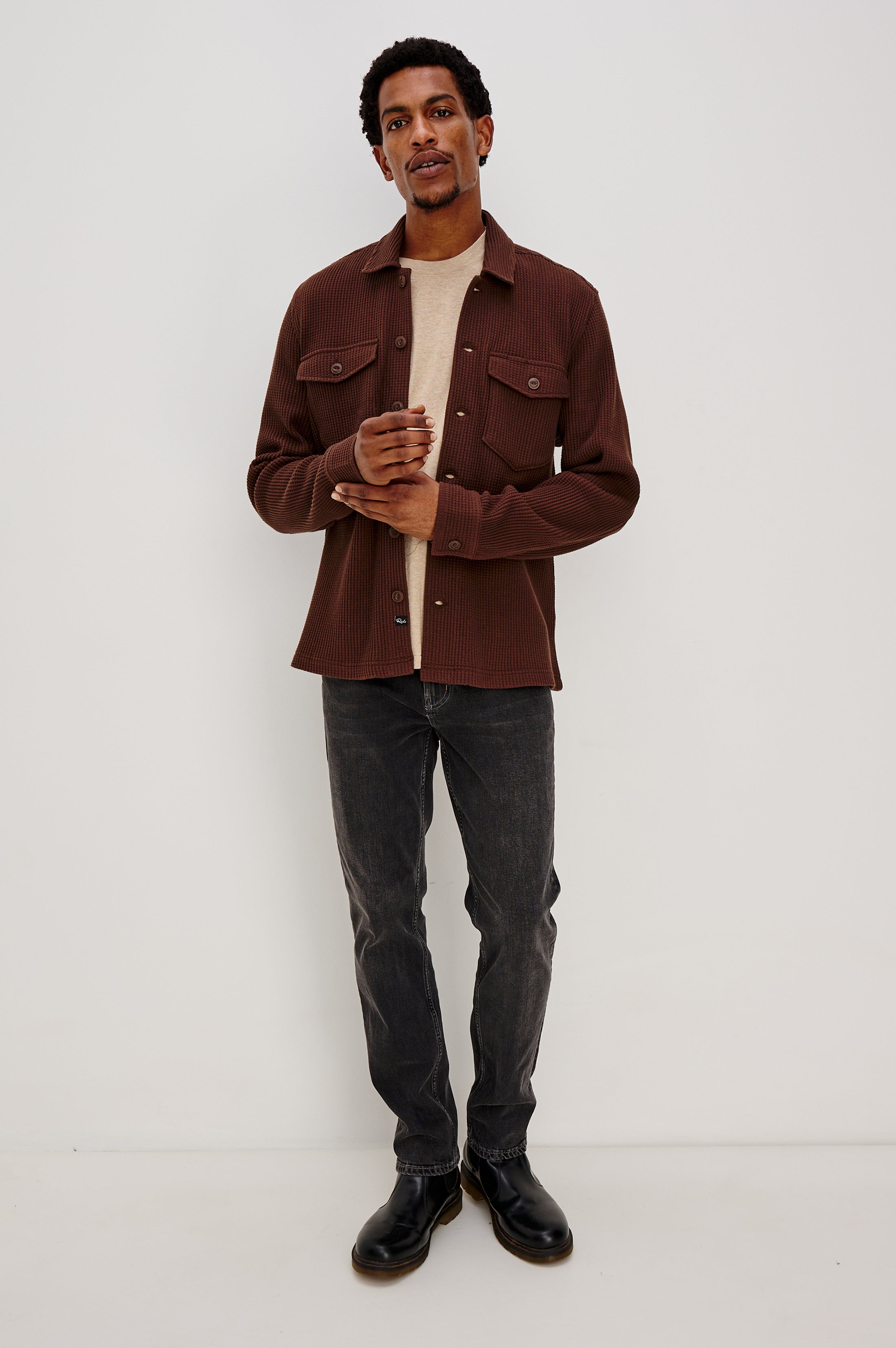 Wells Shirt Jacket Chocolate