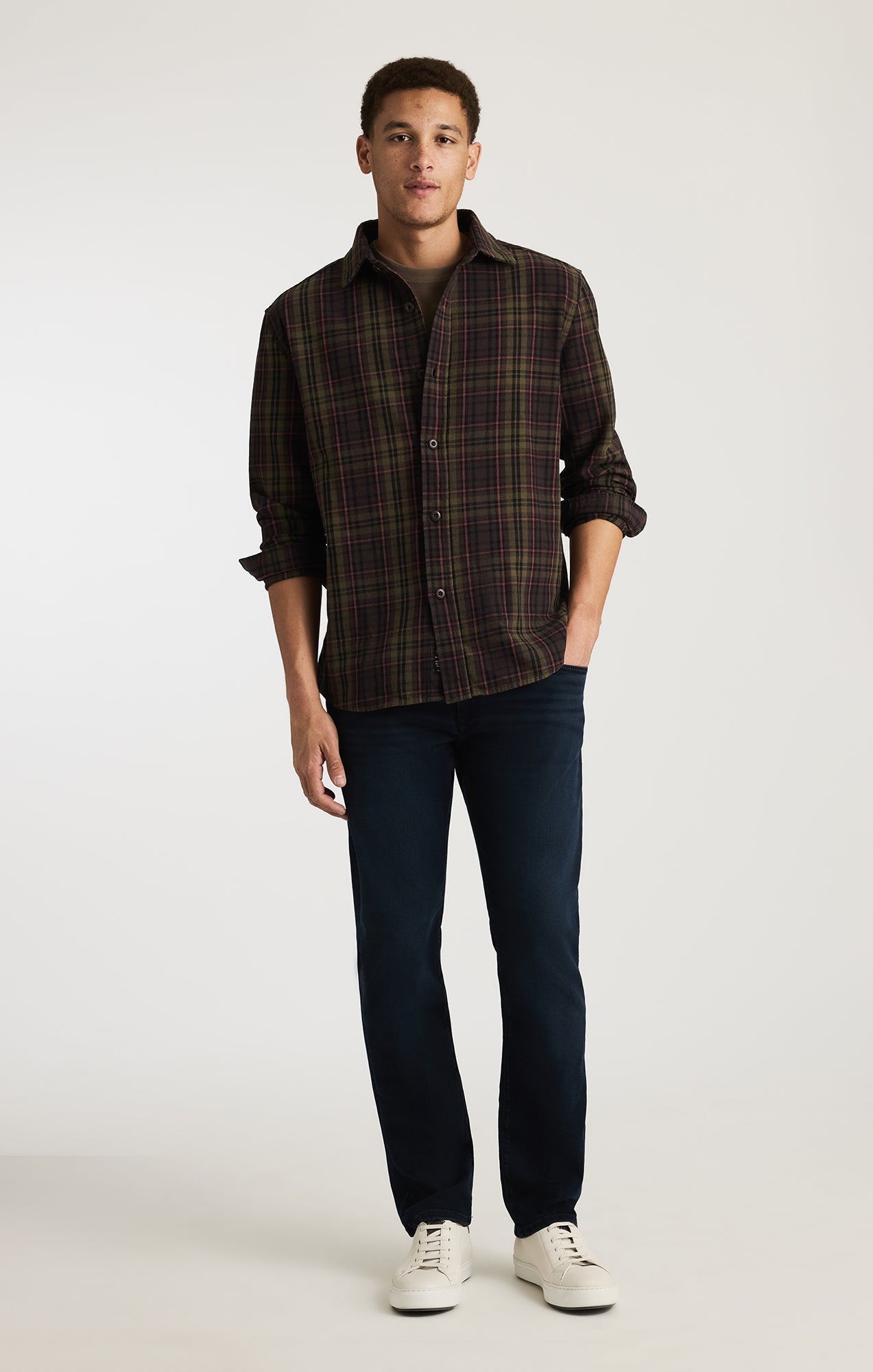 Marcus Slim Straight Leg Ink Brushed Supermove