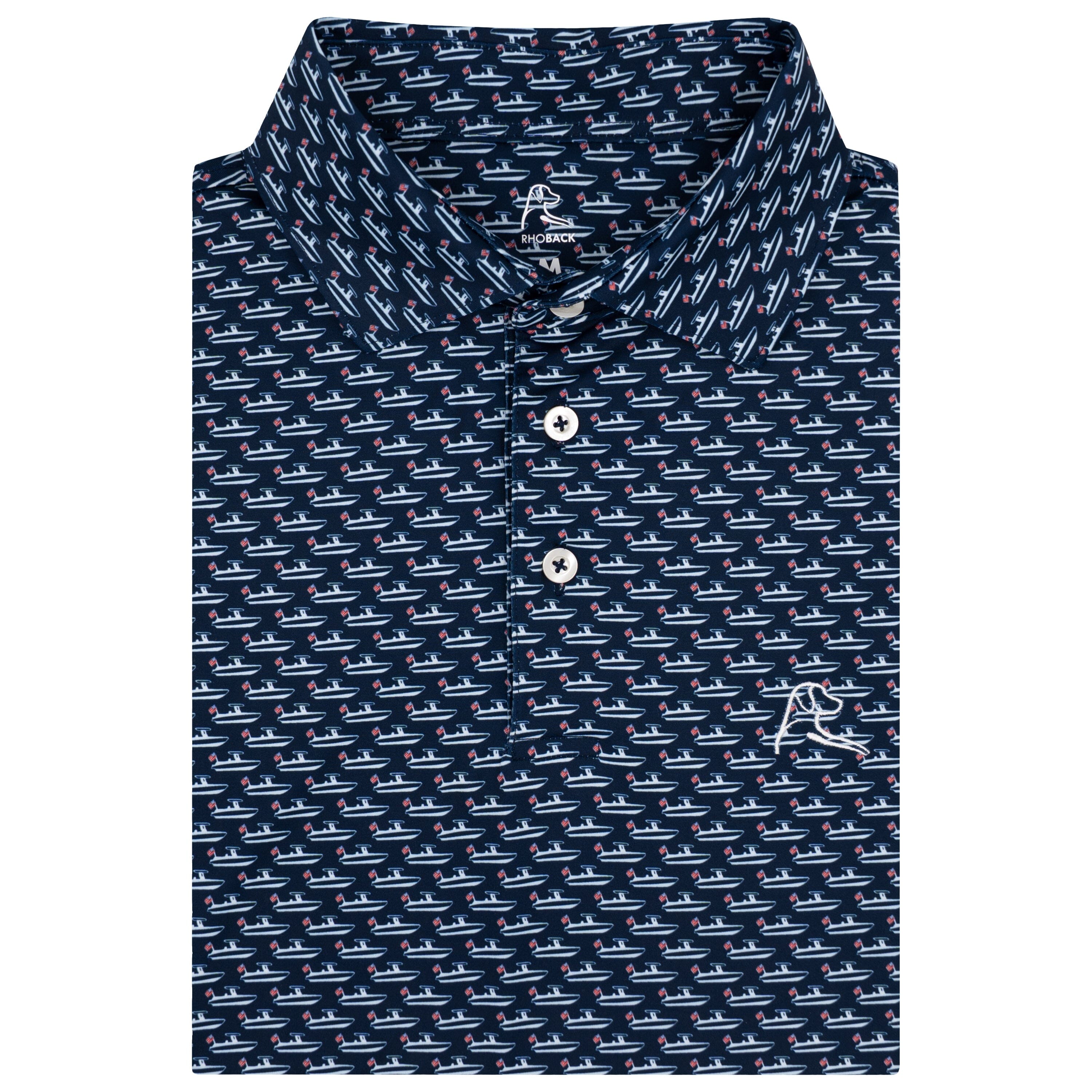 The Skipper Polo Fleet Navy/White