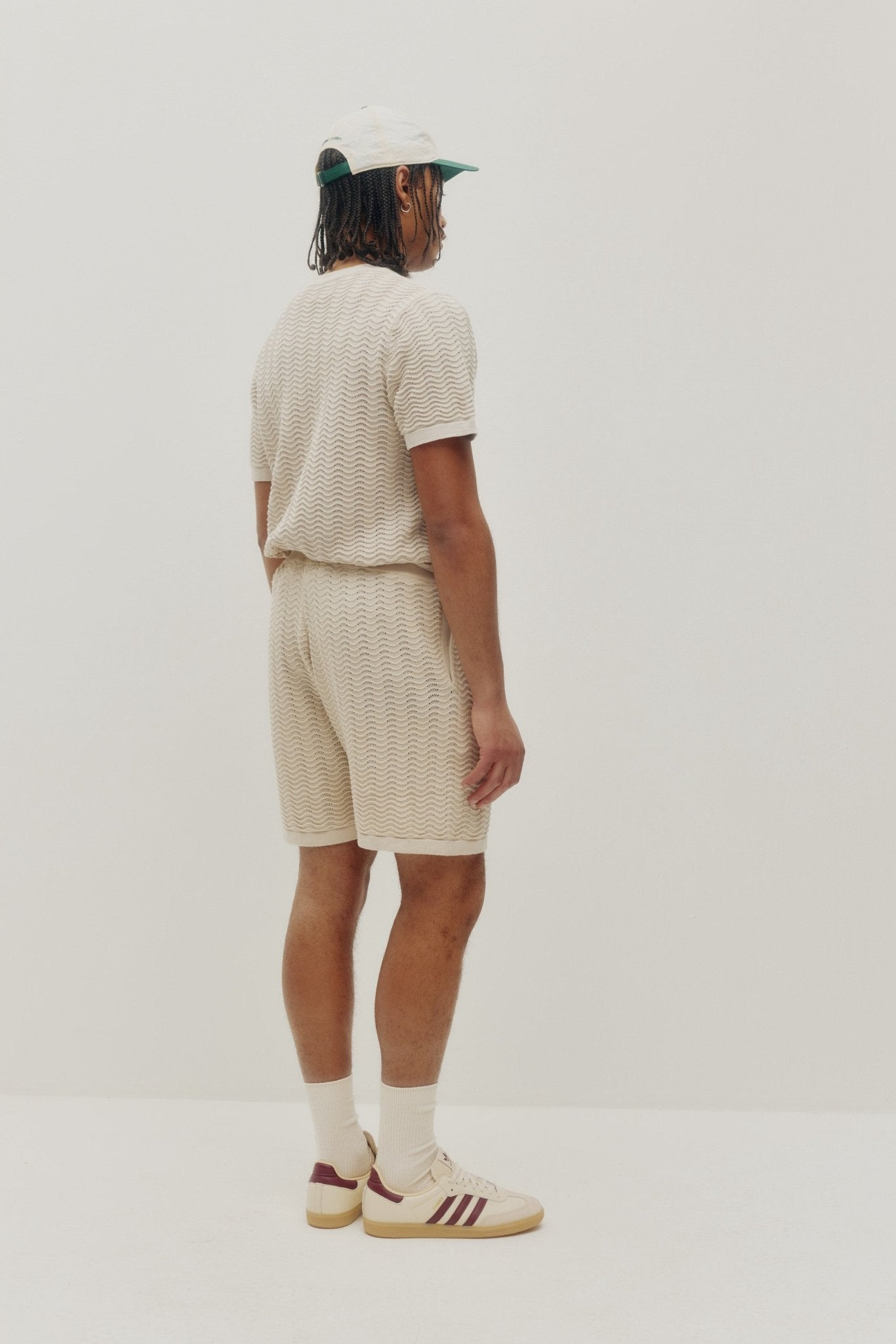 Wave Knit Tee Sand