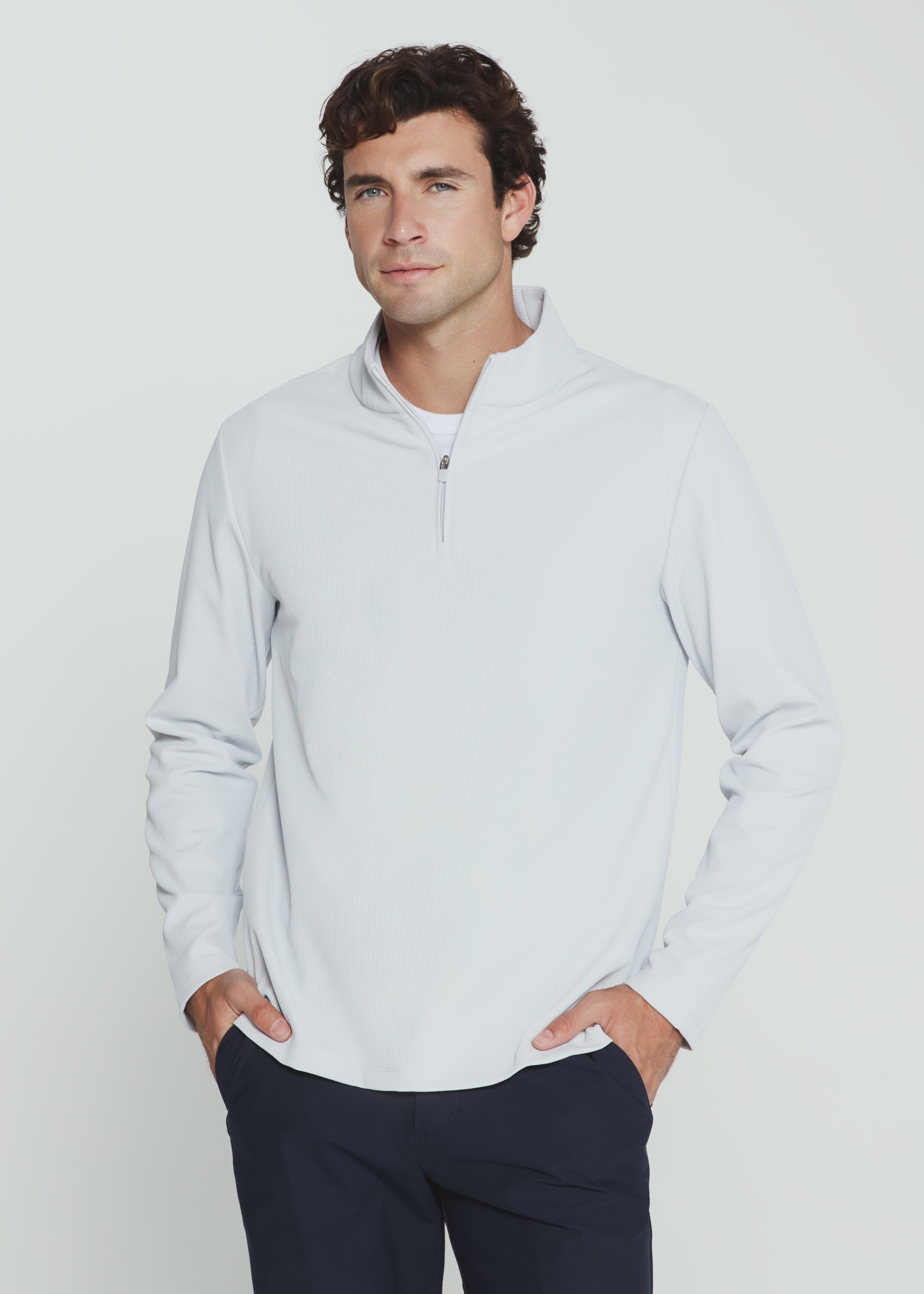 Drift Quarter Zip Pullover Cloud
